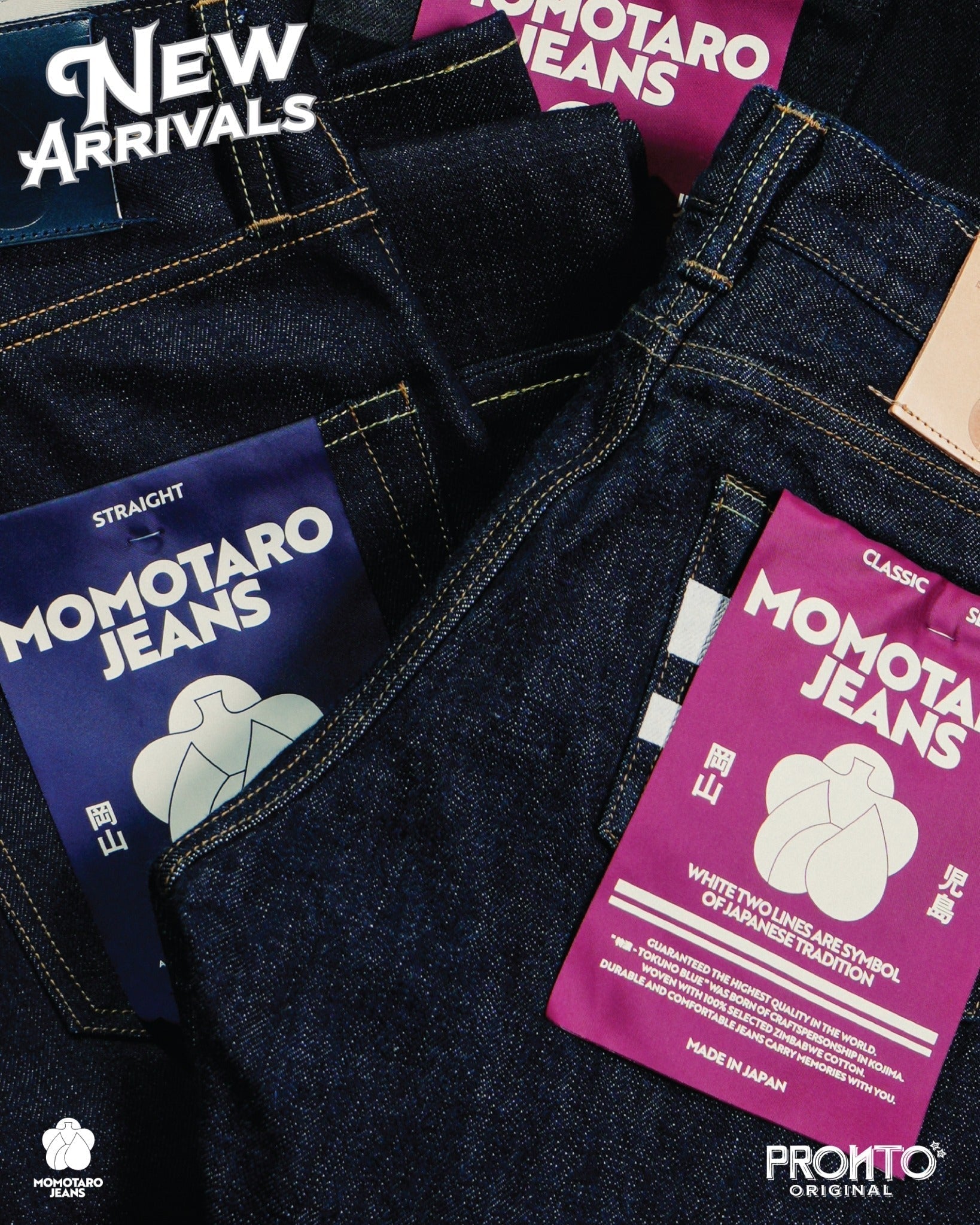 MOMOTARO JEANS #NEWARRIVAL