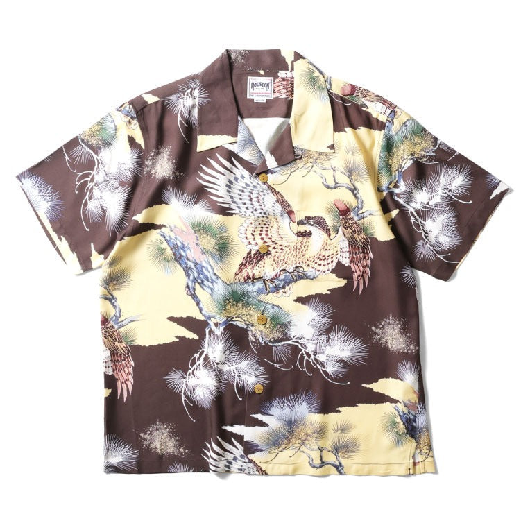 41197 ALOHA SHIRT (Hawk) - BROWN