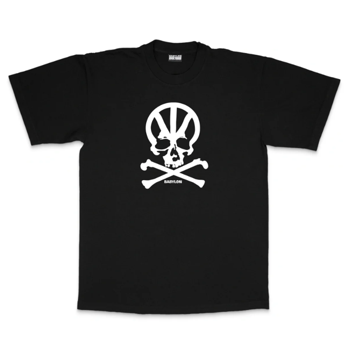 CROSS BONES TEE S/S - BLACK