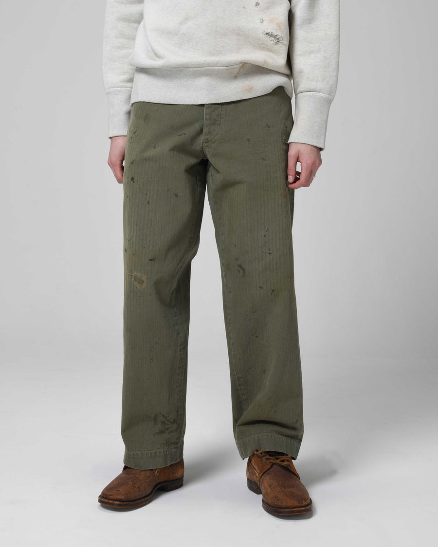 P47 HBT TROUSERS - OLIVE GREEN