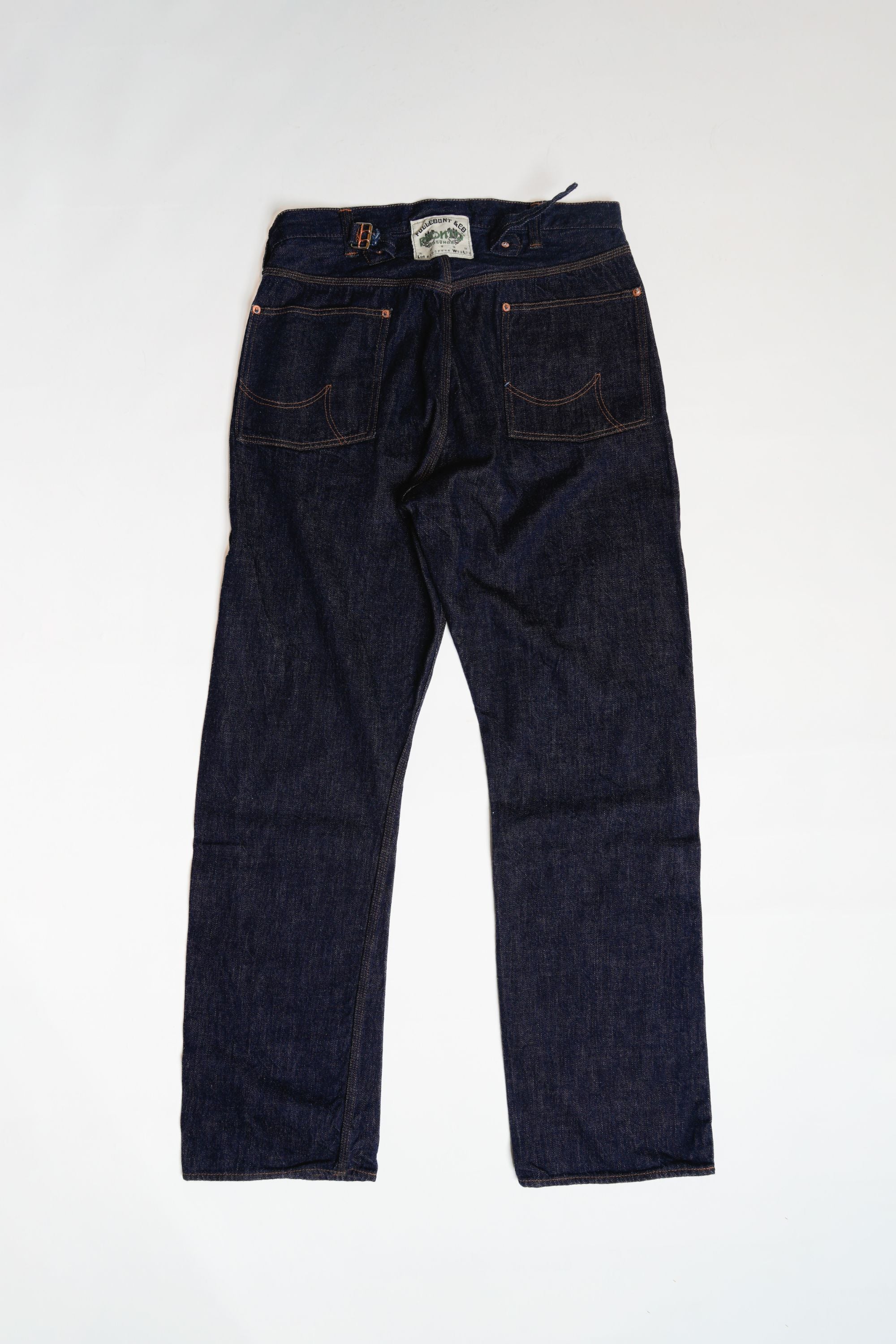 0105PRNT 5P Denim Work Pants(Super Smooth) - INDIGO BLUE