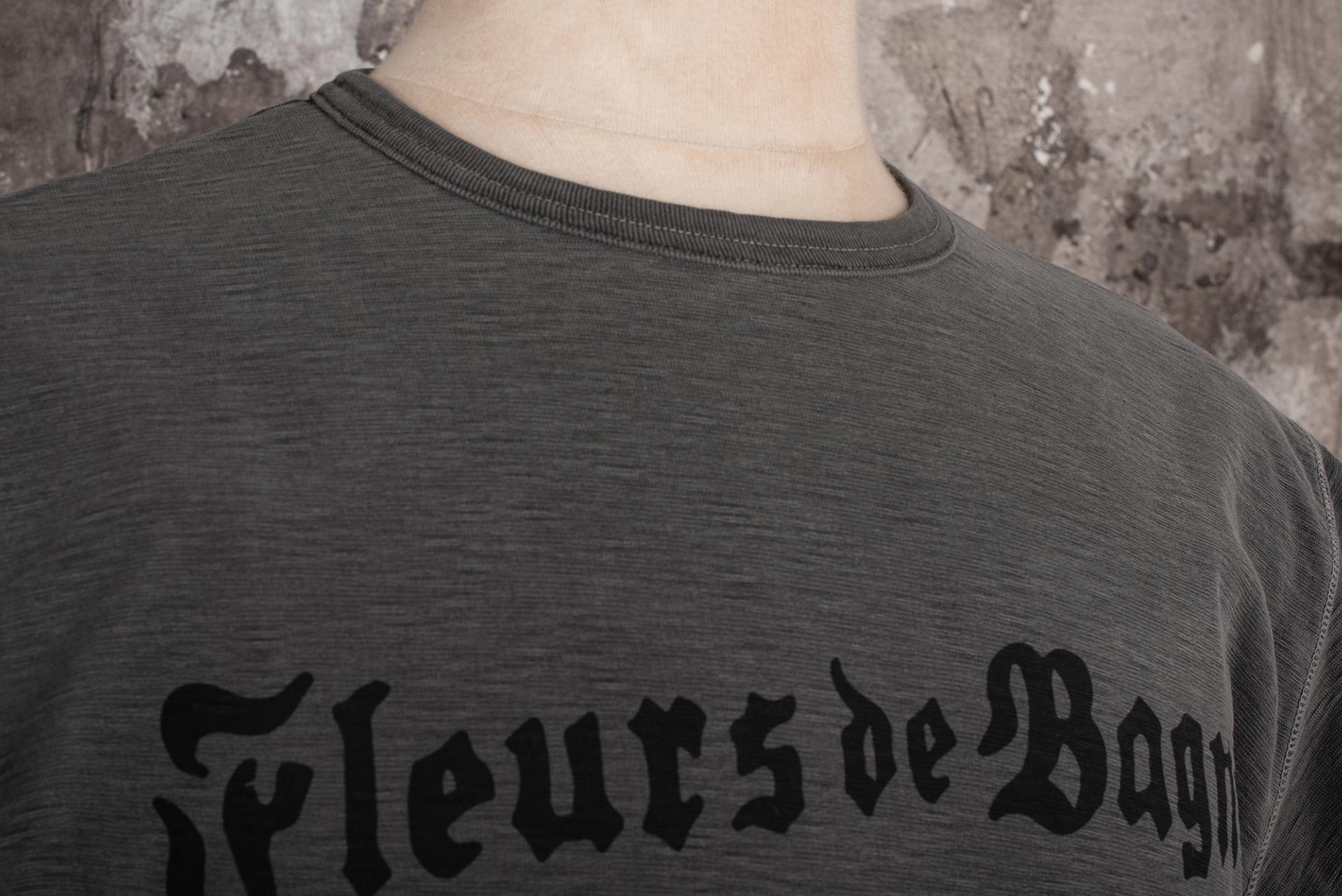 LE TRICOT "FLEURS DE BAGNE - FATALITAS" - OLD BLACK