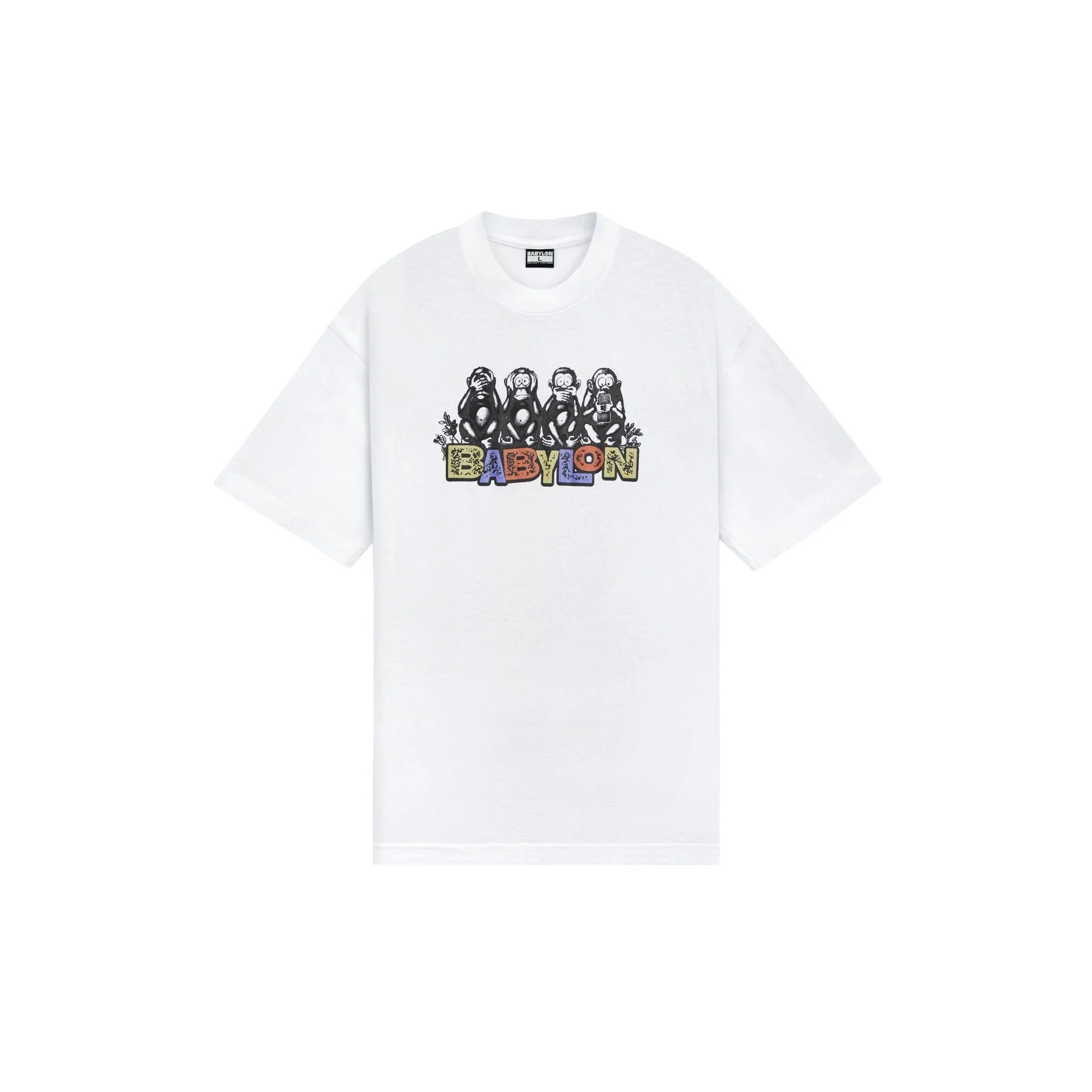 MONKEY BUSINESS TEE S/S - WHITE