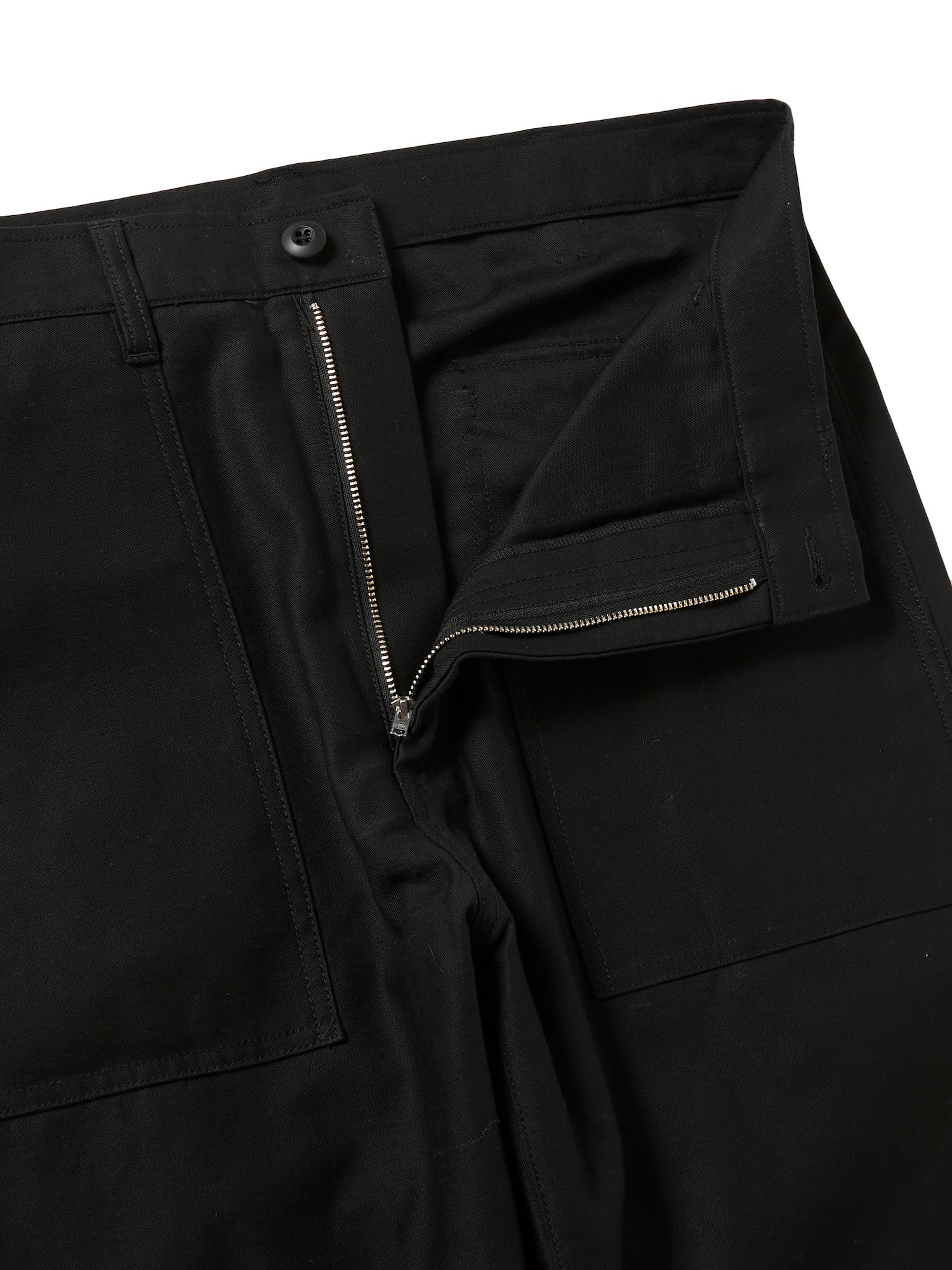 4POCKETS FATIGUE TROUSER - BLACK