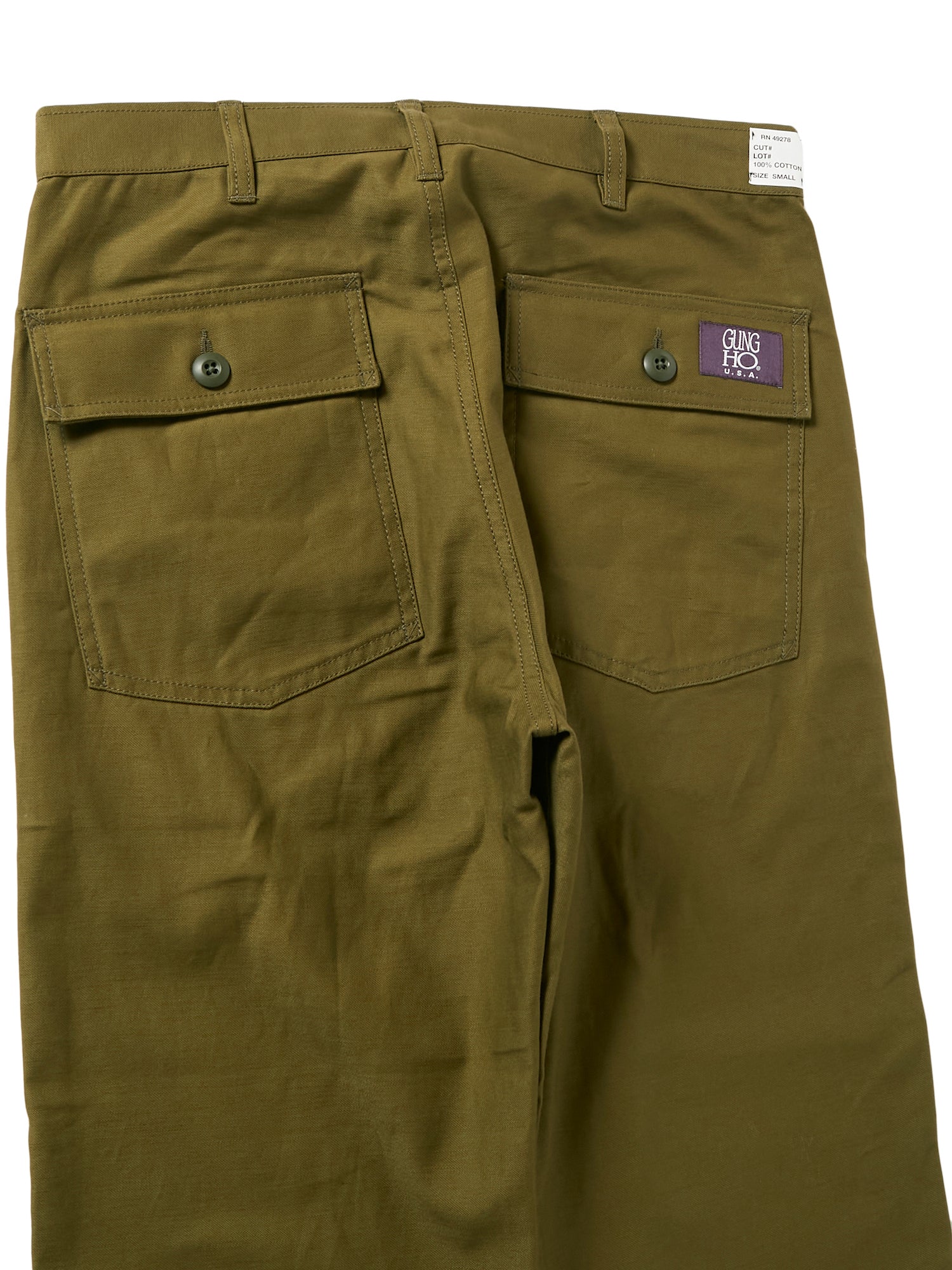 4POCKETS FATIGUE TROUSER - OLIVE