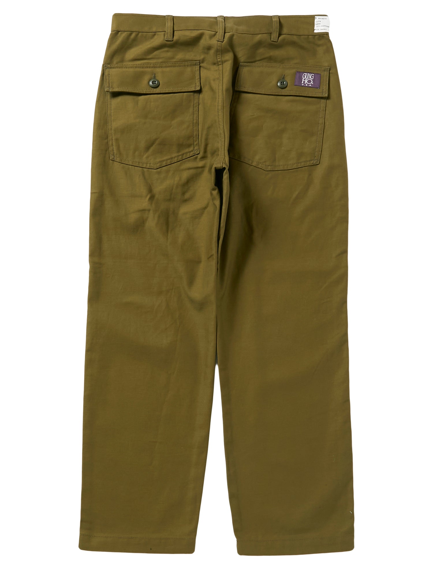 4POCKETS FATIGUE TROUSER - OLIVE