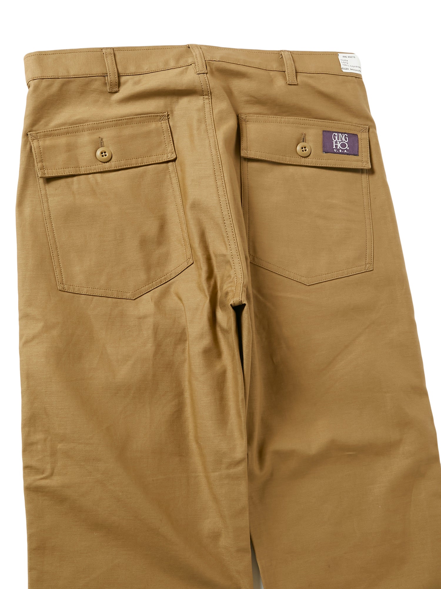 4POCKETS FATIGUE TROUSER - BEIGE