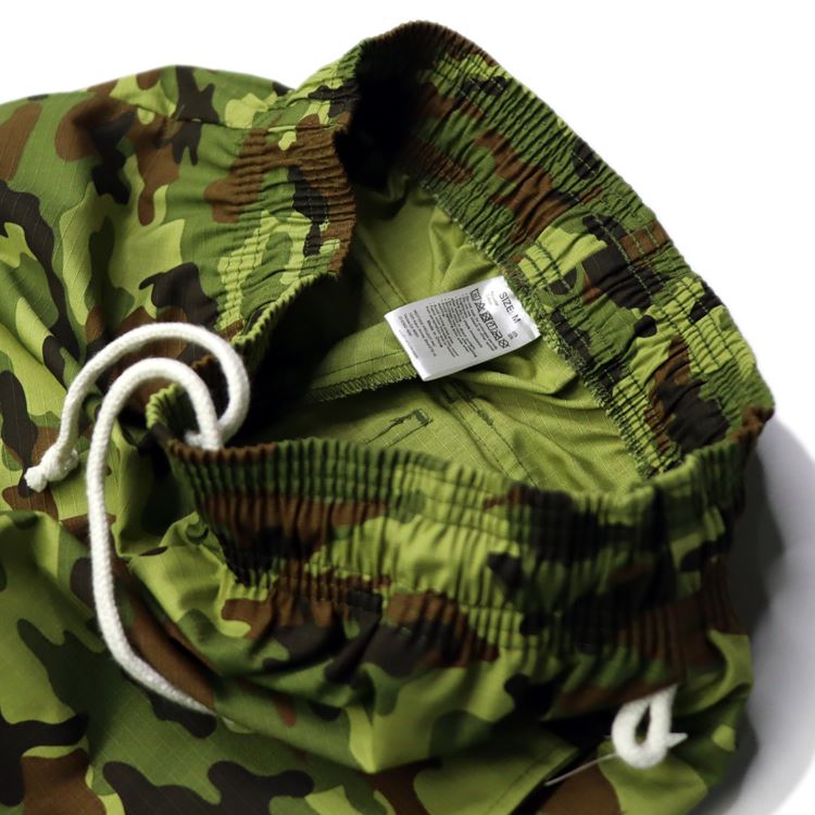 CHEF SHORT PANTS RIPSTOP CAMO GREEN (WOODLAND) - GREEN