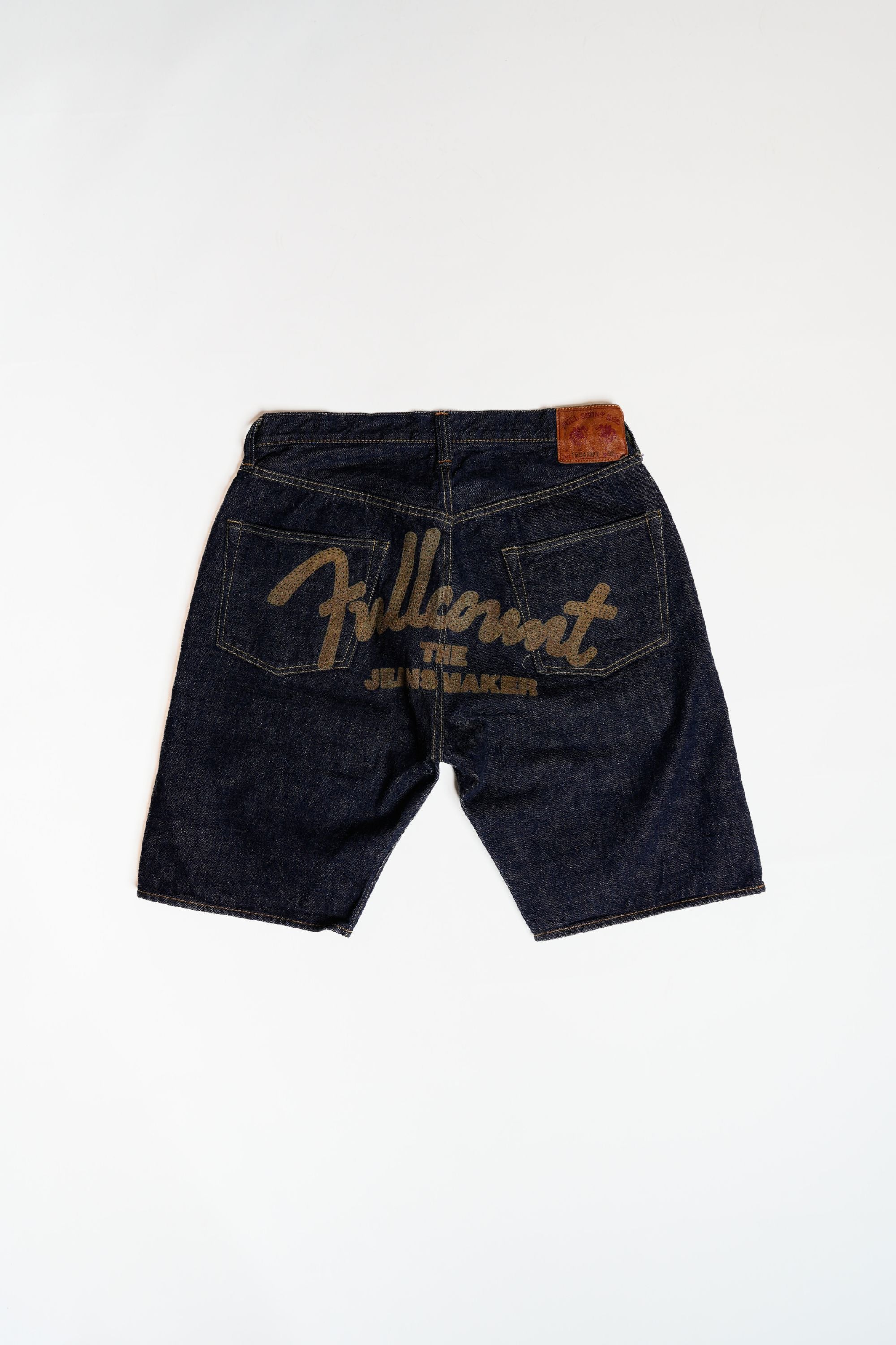 1904PRNT 5P Denim Shorts - INDIGO BLUE