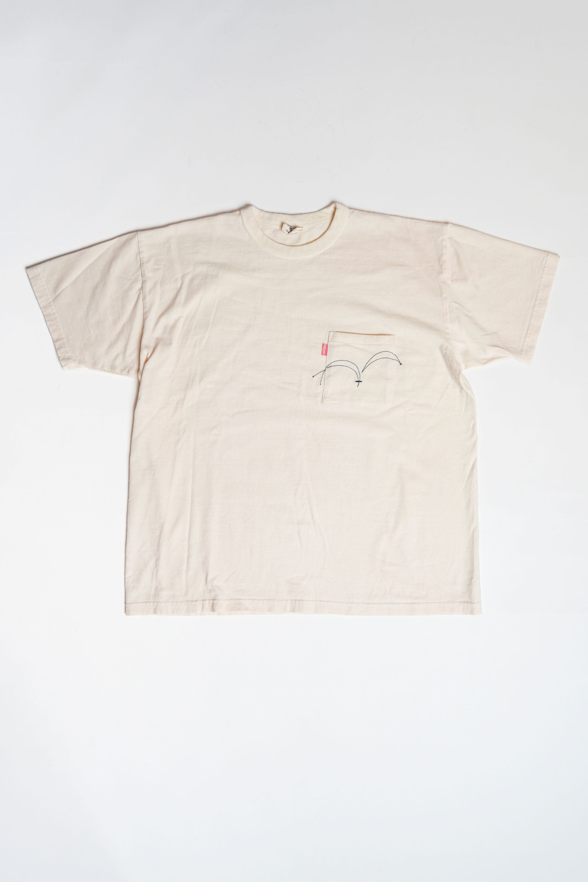 SJPOT01 POCKET TEE - NATURAL