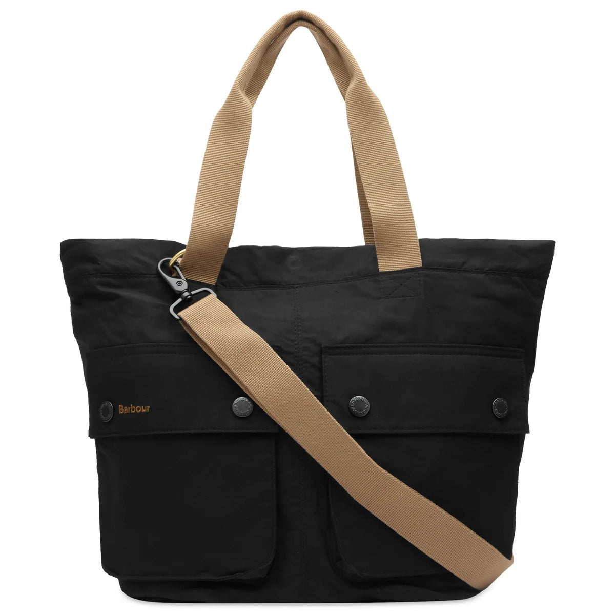 TRANSPORT CARRY ALL TOTE BAG - BLACK/MODERN TARTAN