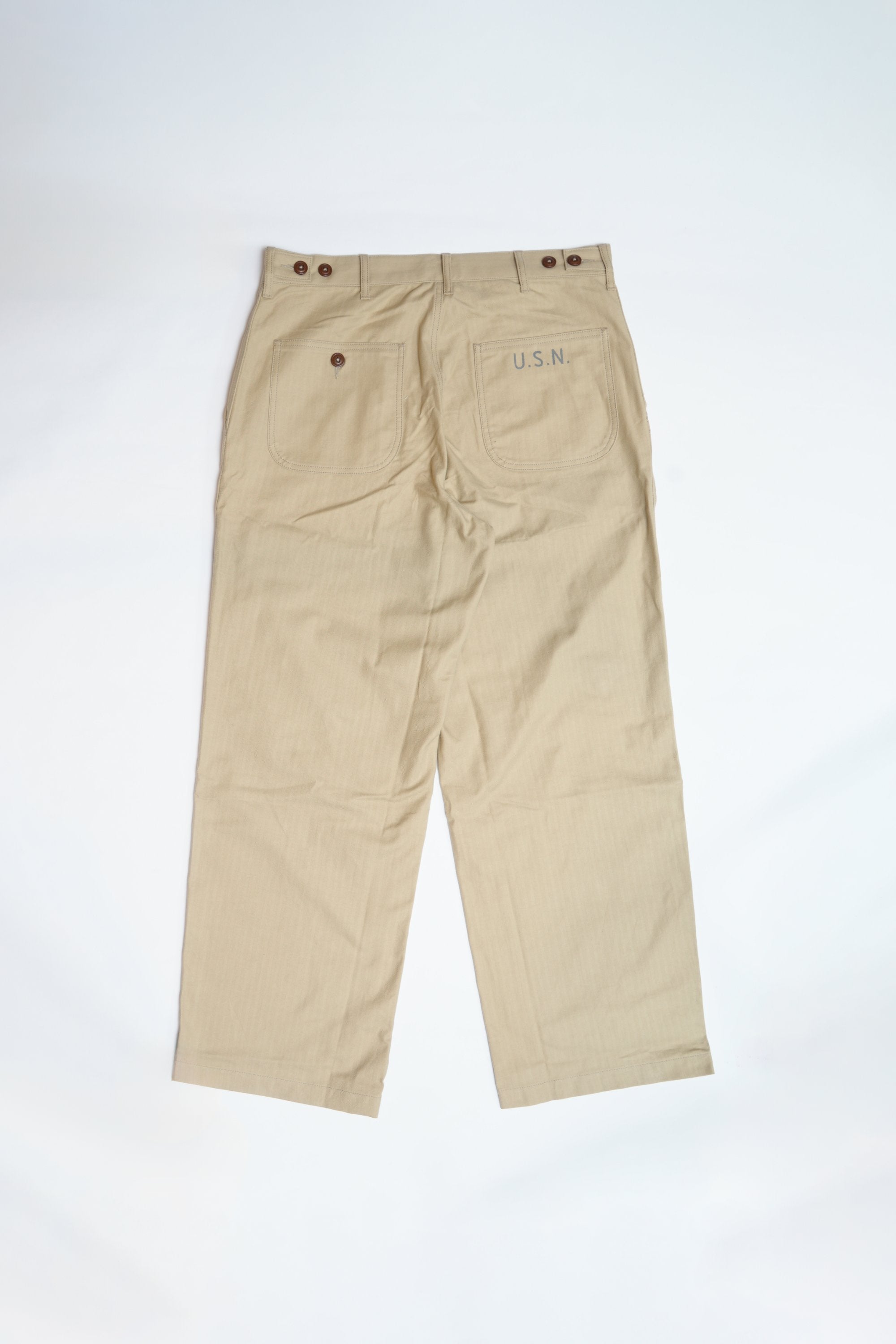 USN HBT TROUSERS - SAND