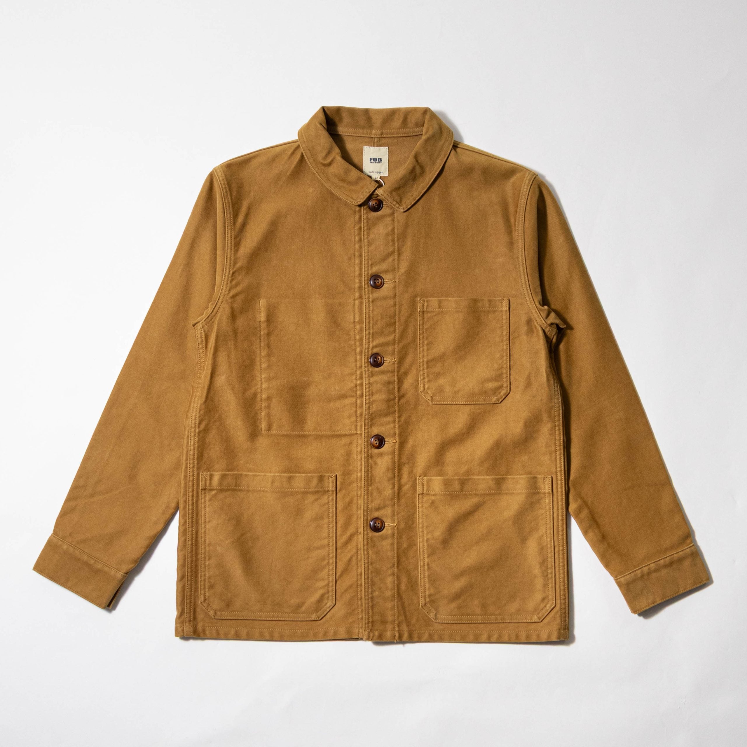 F2373 FRENCH MOLESKIN JKT - KHAKI