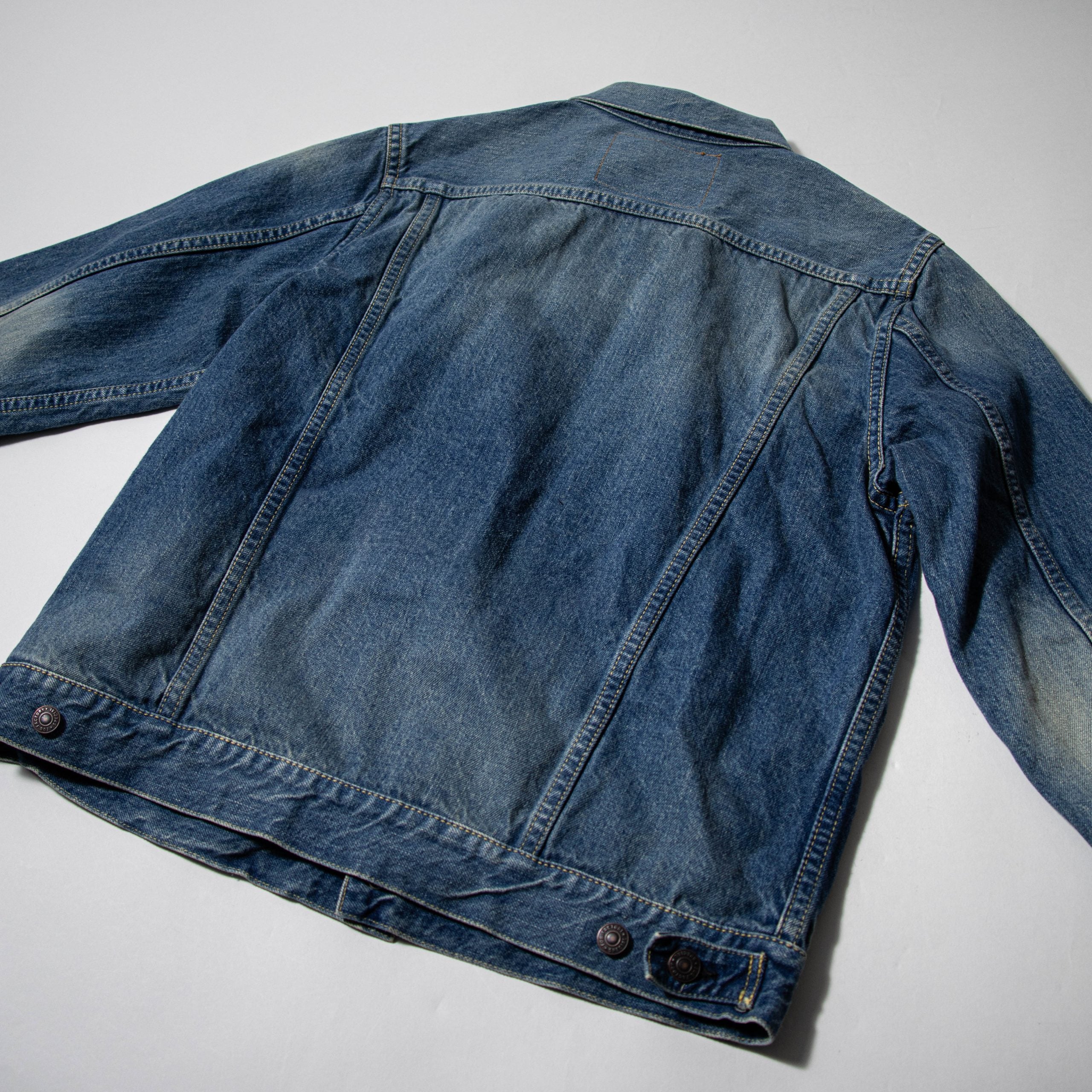 F2444 SELVEDGE DENIM 3rd JKT - INDIGO USED WASH