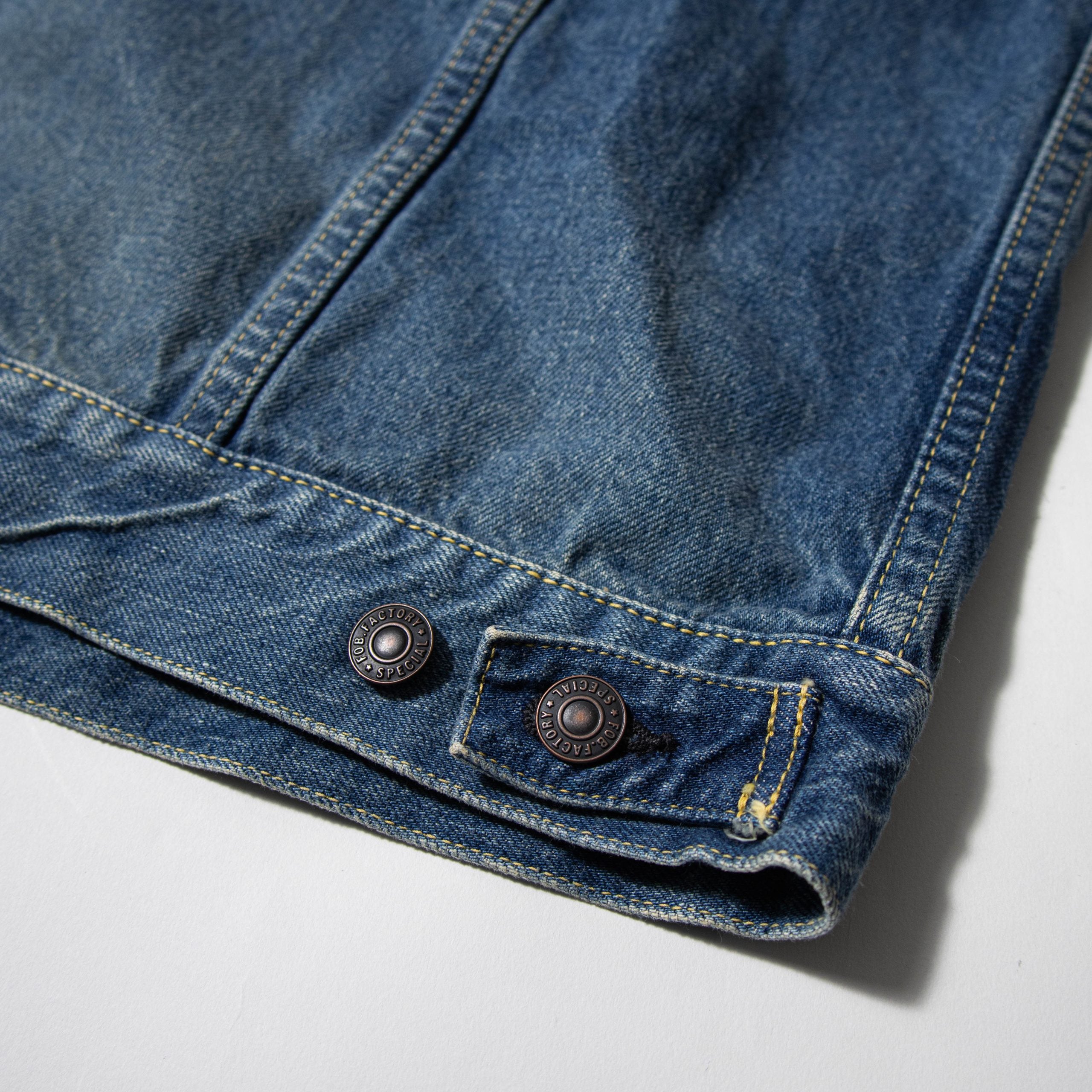 F2444 SELVEDGE DENIM 3rd JKT - INDIGO USED WASH