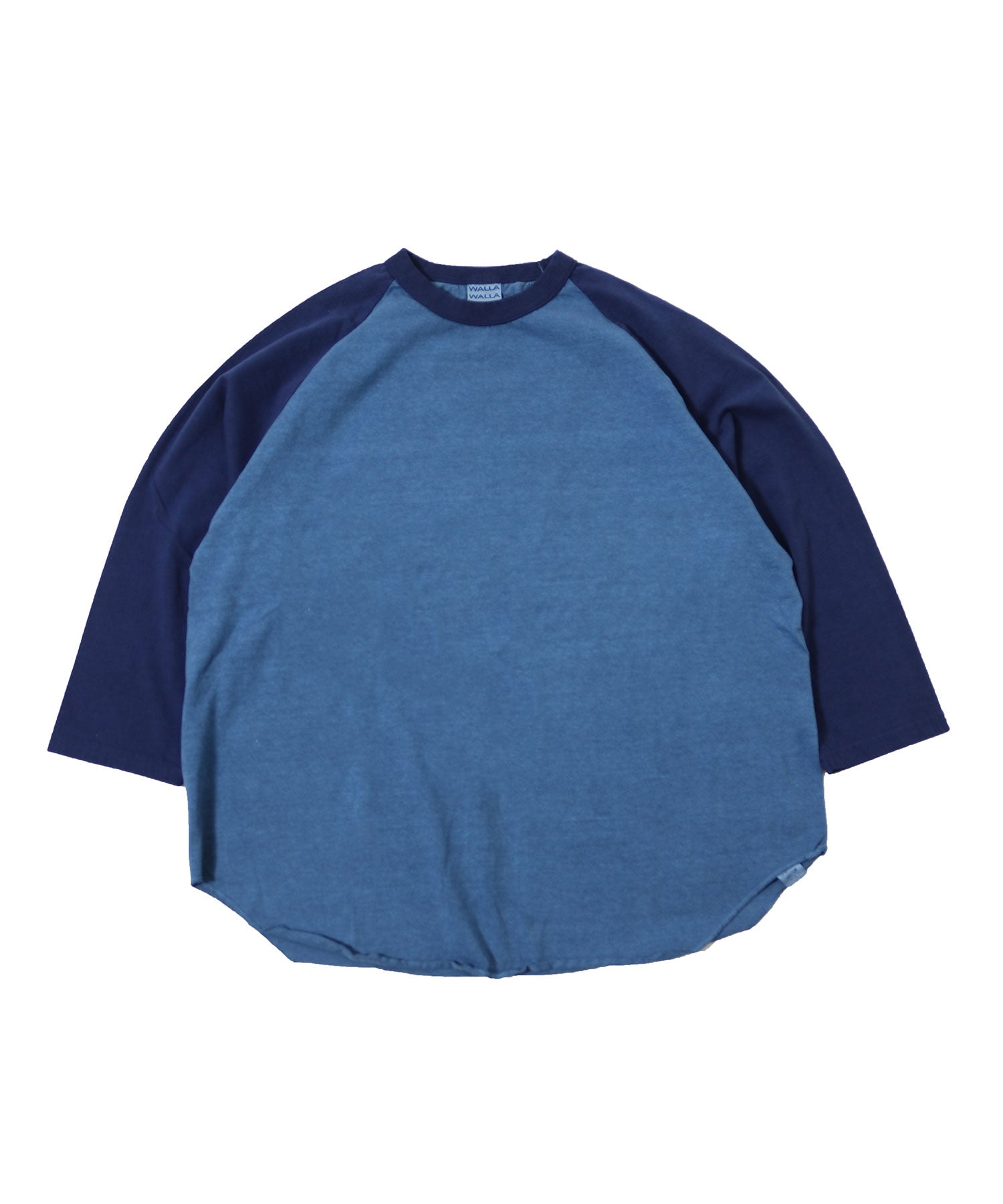 PIGMENT DYE 2-TONE B.B. TEE S/S - NAVY