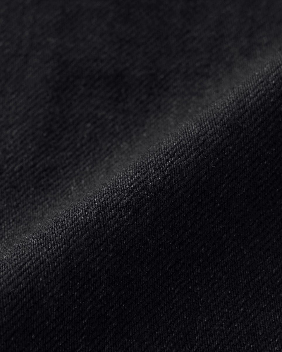 MMJZ1101 #100 CLASSIC STRAIGHT 15.7oz ZIPPER FLY - BLACK
