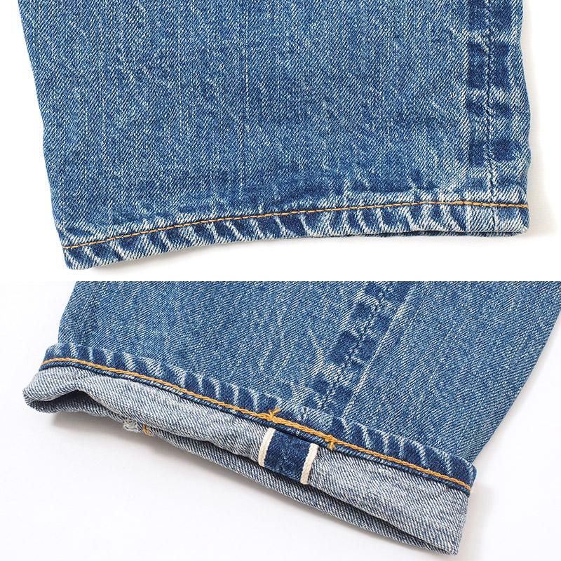 2ND-HAND 1105 (USED WASH LIGHT) - INDIGO DENIM