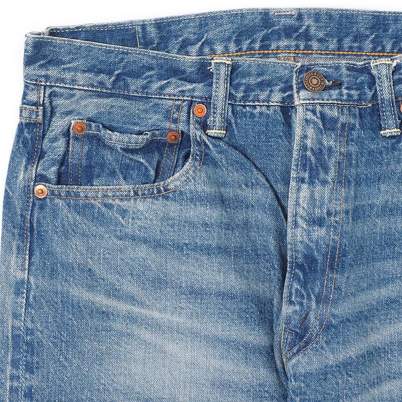 2ND-HAND 1105 (USED WASH LIGHT) - INDIGO DENIM
