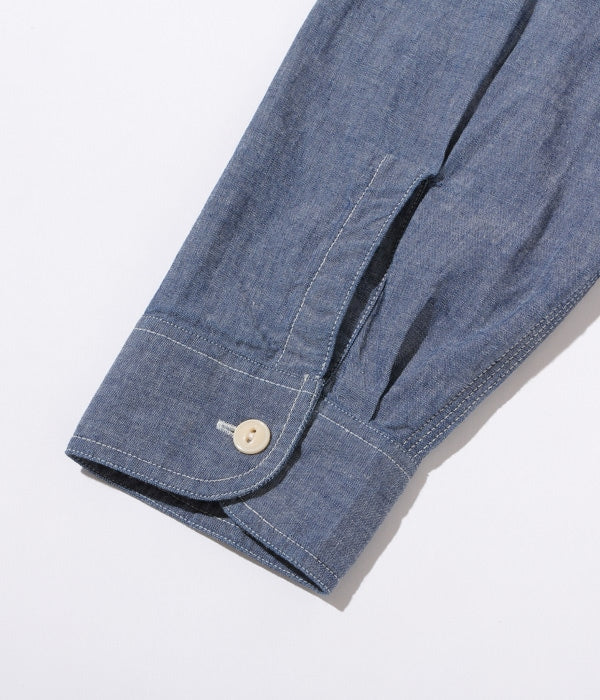 SC27850 BLUE CHAMBRAY WORK SHIRT L/S - INDIGO