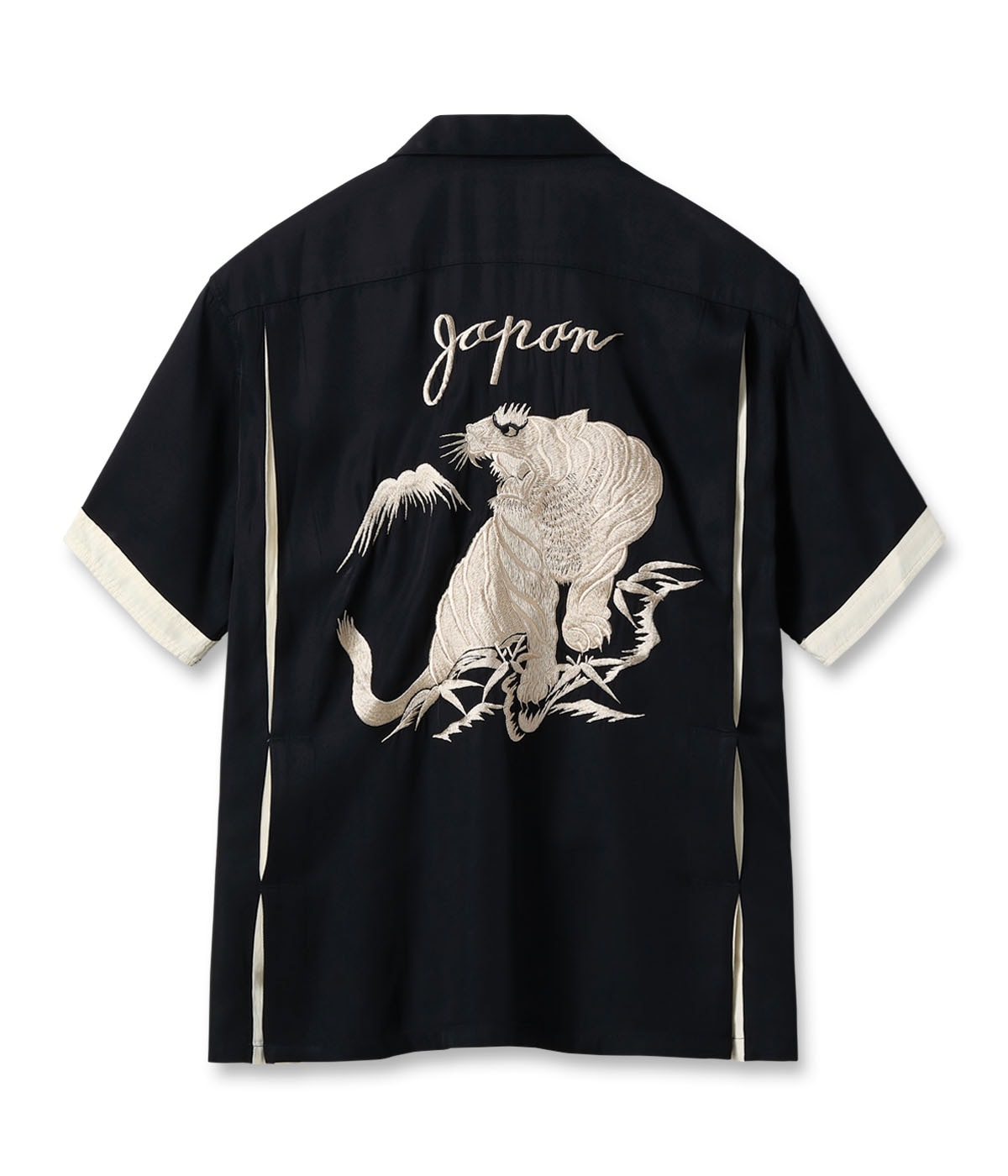 TT39302 SUKA BOWLING SHIRT “ROARING TIGER - BLACK