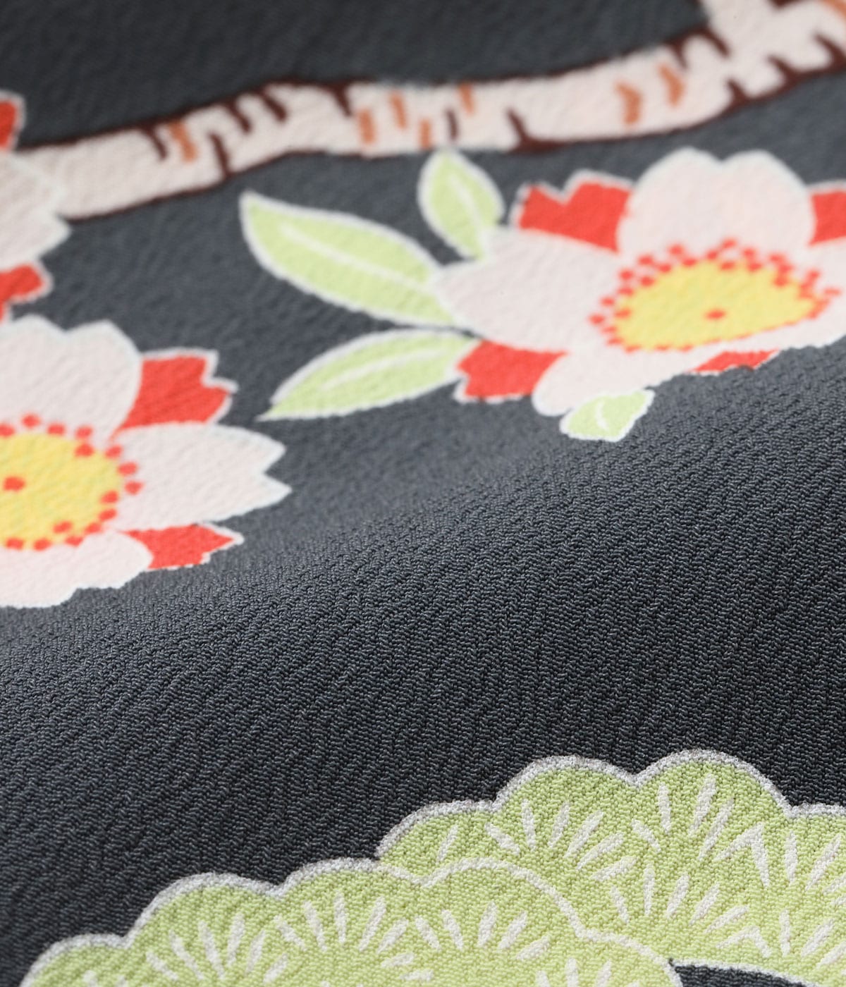 SS39414 RAYON HAWAIIAN SHIRT “THE TRIANGULAR FIGHT” - BLACK