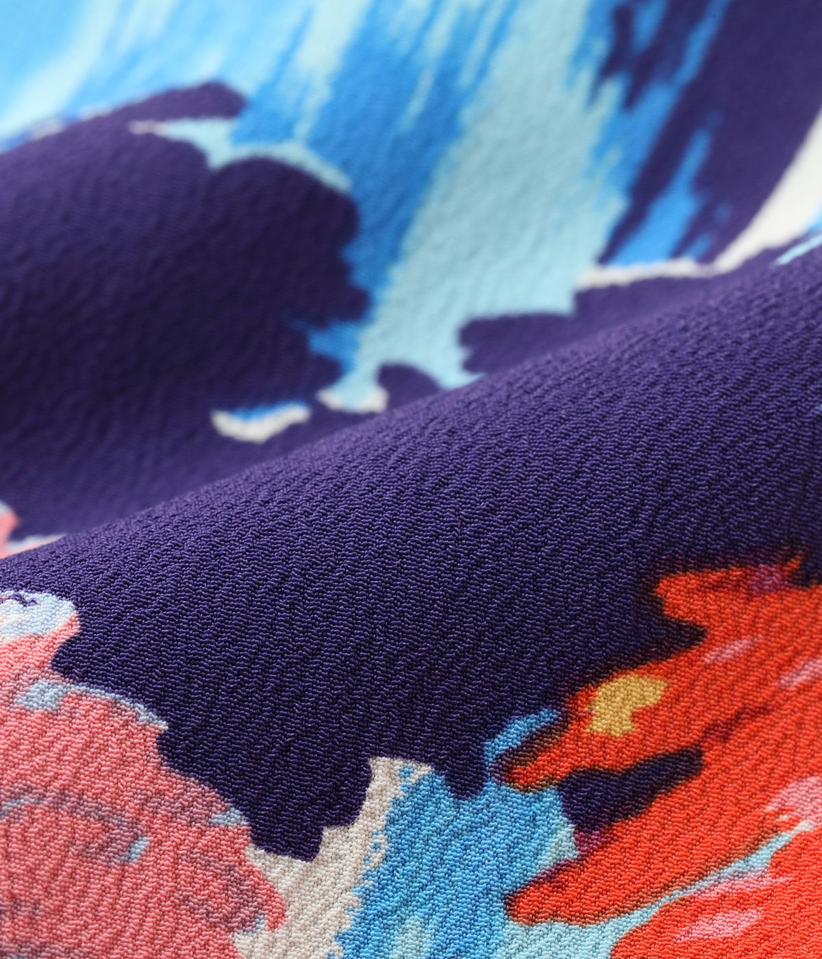 SS39426 RAYON HAWAIIAN SHIRT “SWALLOW WILDLY FLUTTERING” - NAVY