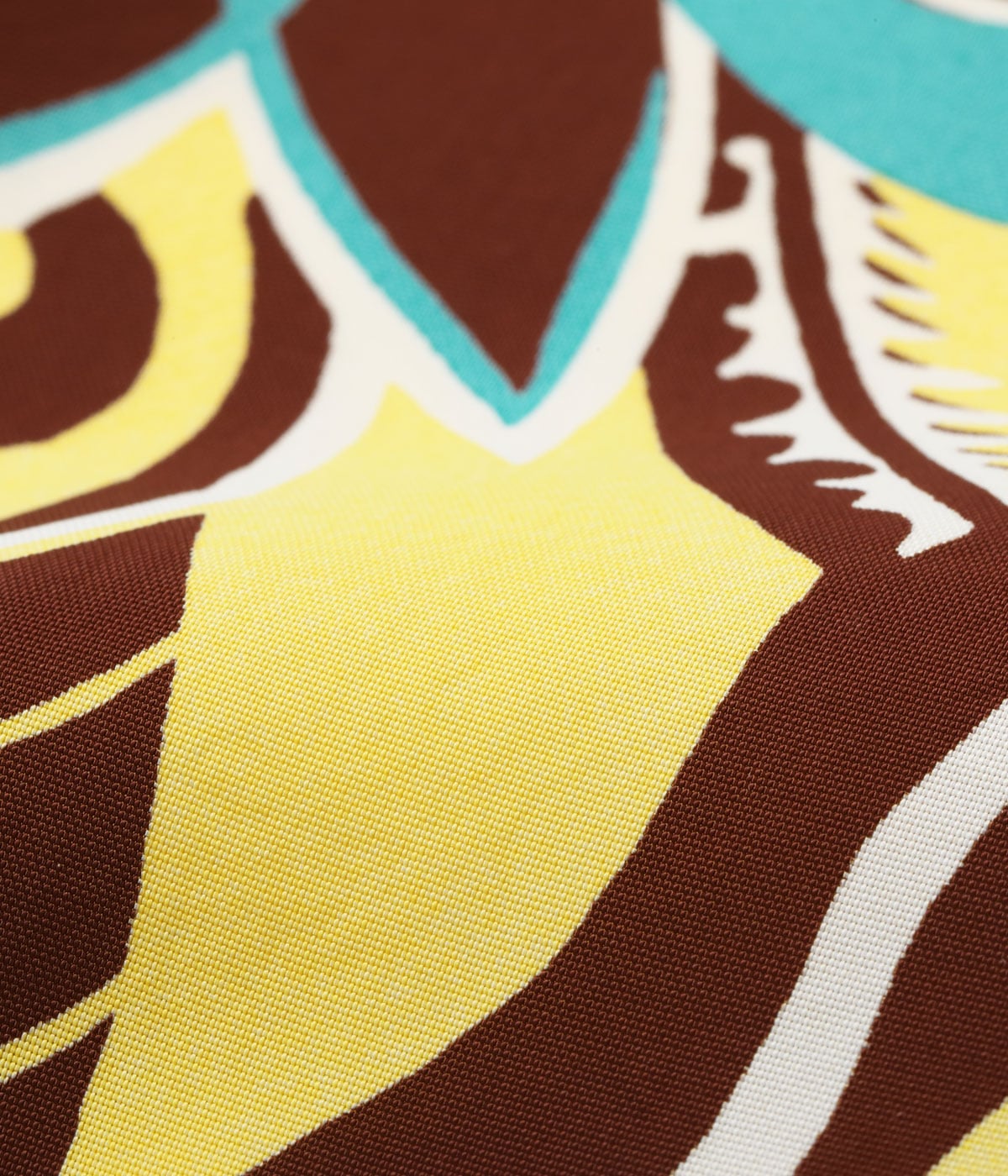 SS39430 RAYON HAWAIIAN SHIRT “FLOWER FIELD BORDER” - BROWN