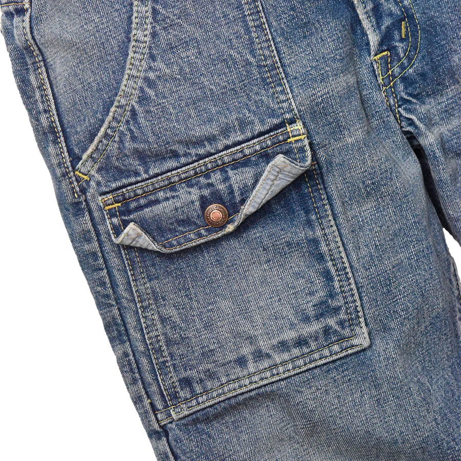 1341-1246 Bush Pants ”Dartford” - INDIGO