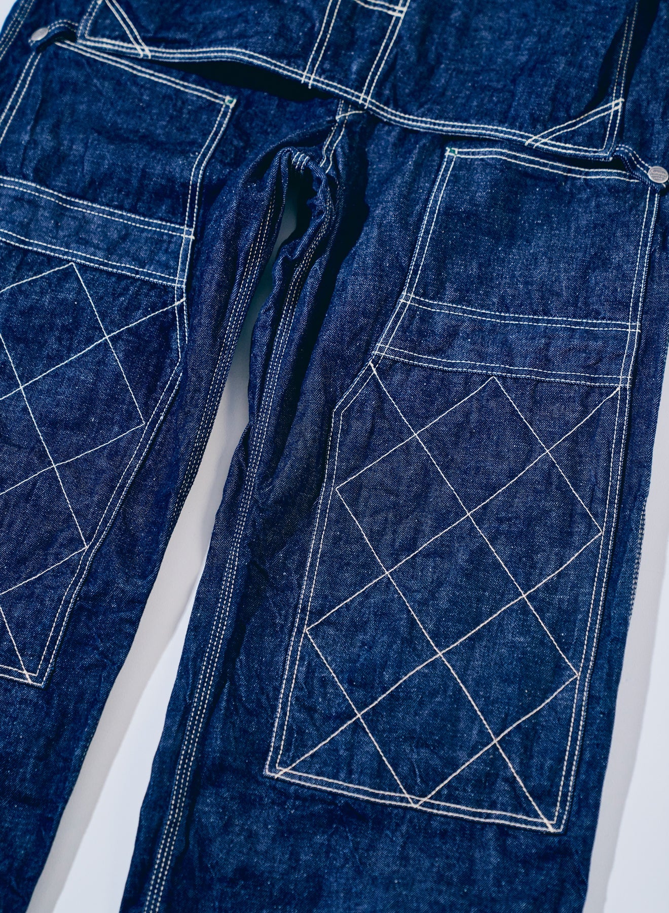 SJOVAL-SC01 Samurai Cotton Denim Overalls - INDIGO