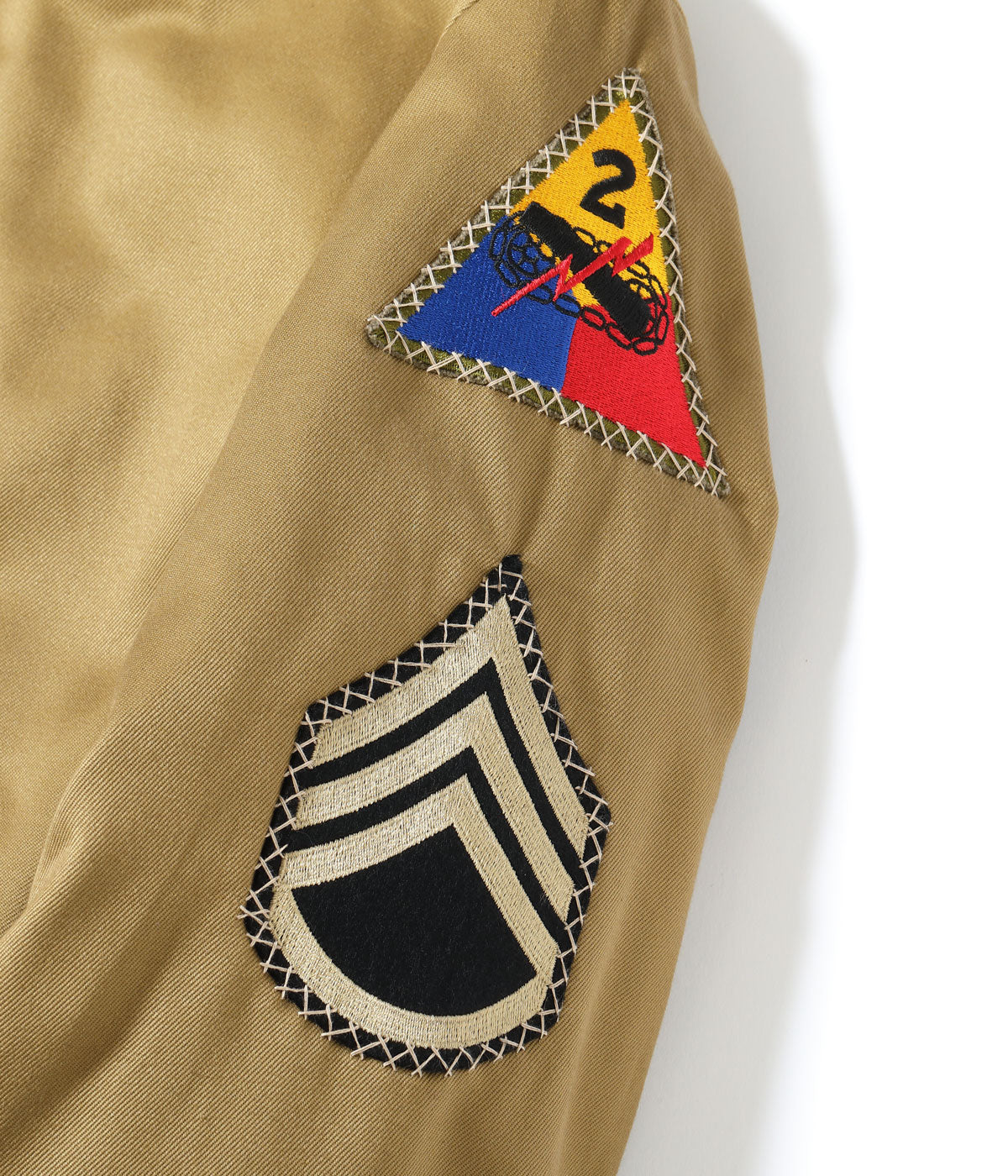 BR15751 Type TANKERS PATCH POCKET “BUZZ RICKSON CO. 2nd ARMOR DIVISION” - 2nd ARMOR DIVISION