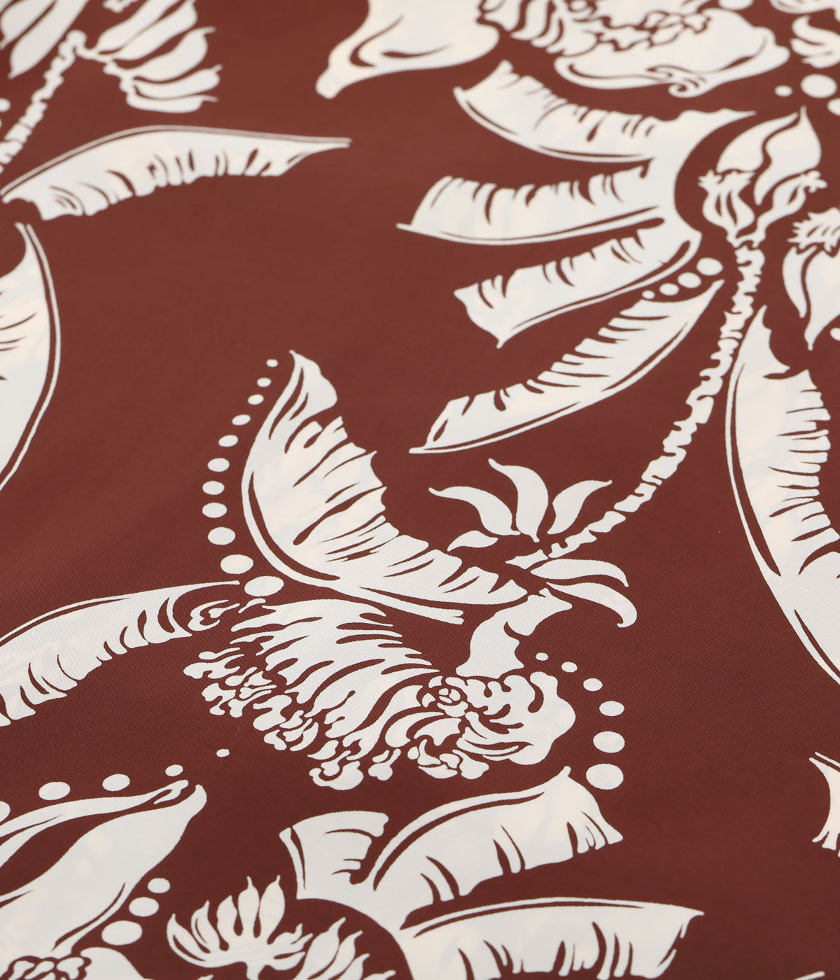 SS39421 RAYON HAWAIIAN SHIRT “HONEYSUCKLE” - BROWN