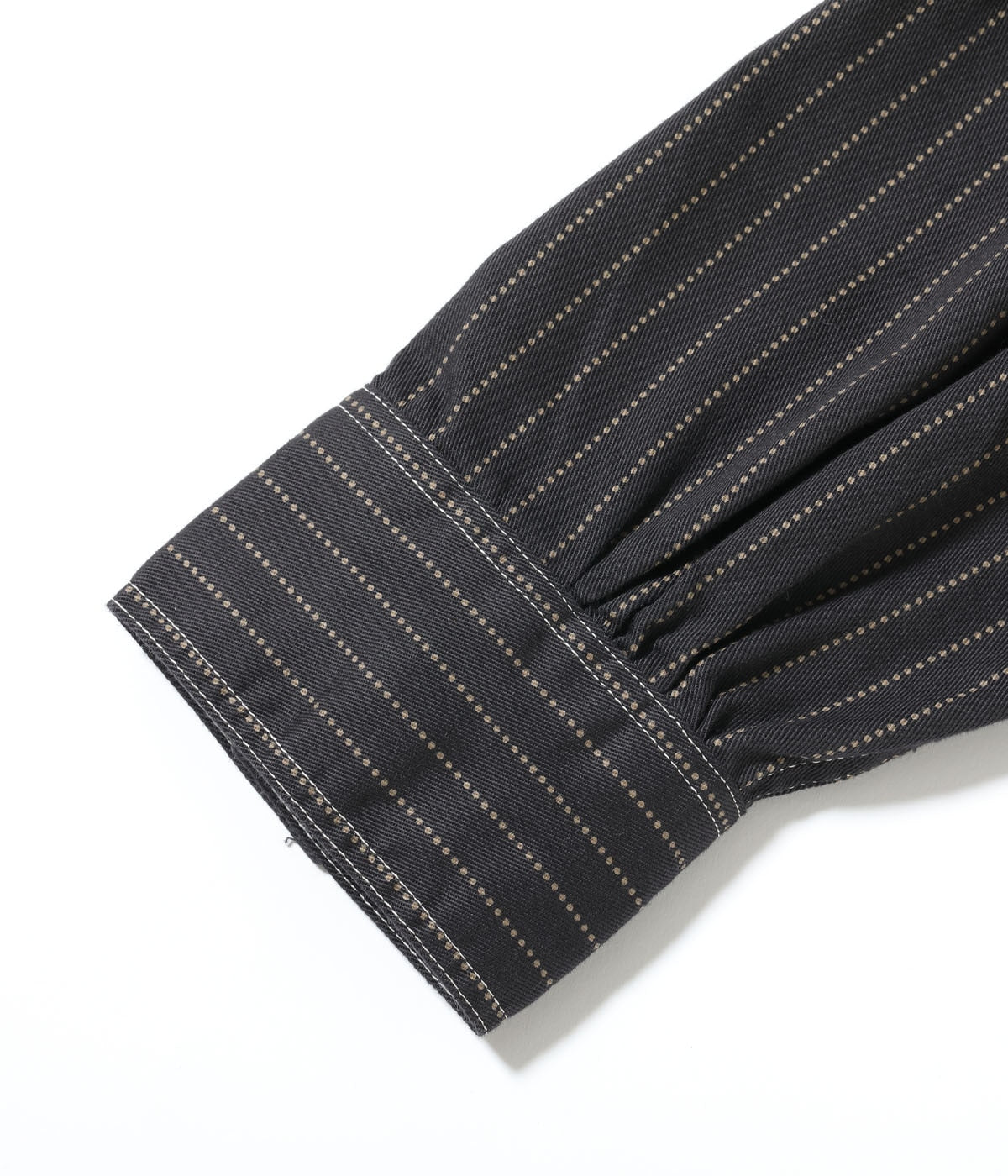 SC29585 FICTION ROMANCE 8.5oz. BLACK WABASH STRIPE WORK SHIRT - BLACK WABASH