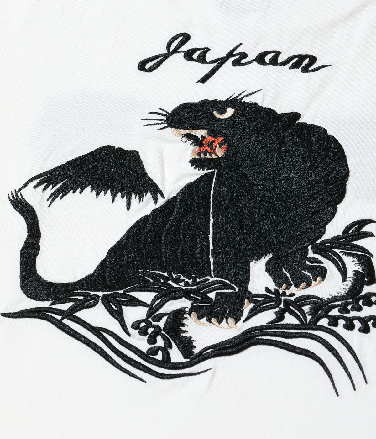 TT79743 SUKA T-SHIRT EMBROIDERED TIGER - WHITE