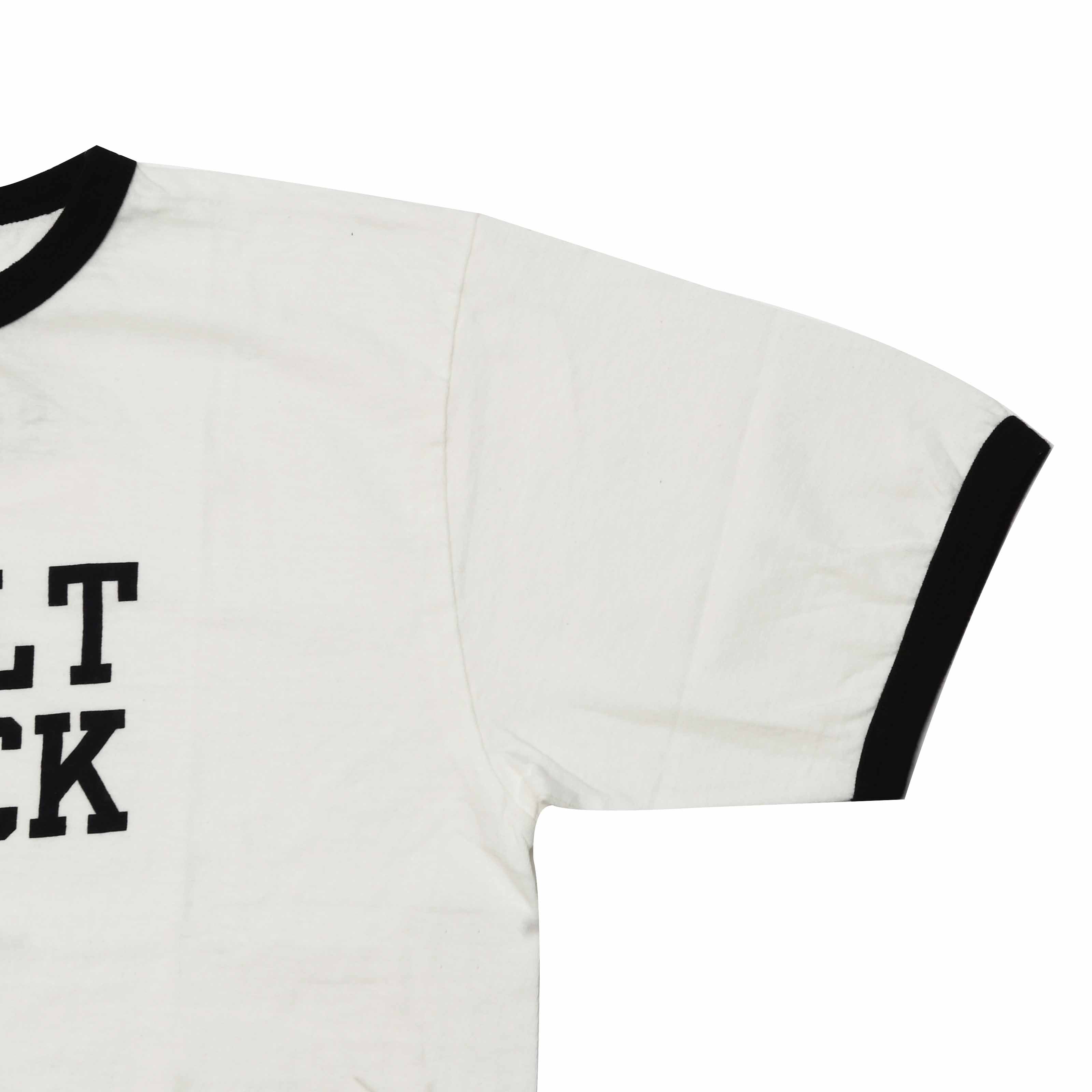 34006-01 Ringer Tee "T-BOLT TRACK" - OFF WHITE X BLACK