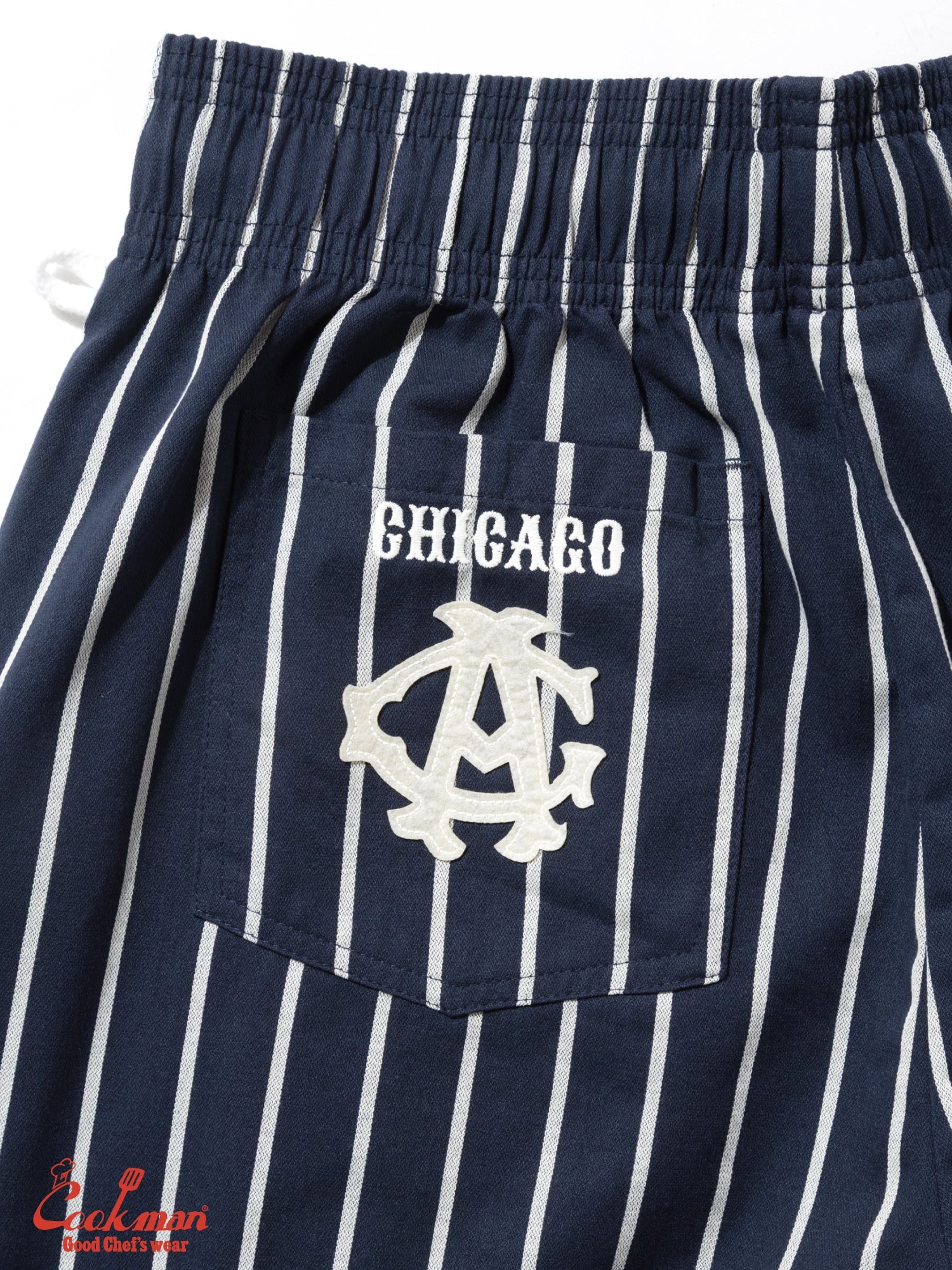 CHEF PANTS SEMIWIDE NLBM CHICAGO AMERICAN GIANTS - NAVY