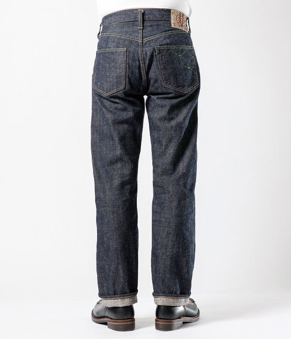 SC40301 14OZ RYUKYU MIXED INDIGO ONE WASH - INDIGO
