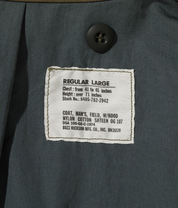 BR11702 Type M-65 “BUZZ RICKSON MFG. CO. INC.” - OLIVE DRAB