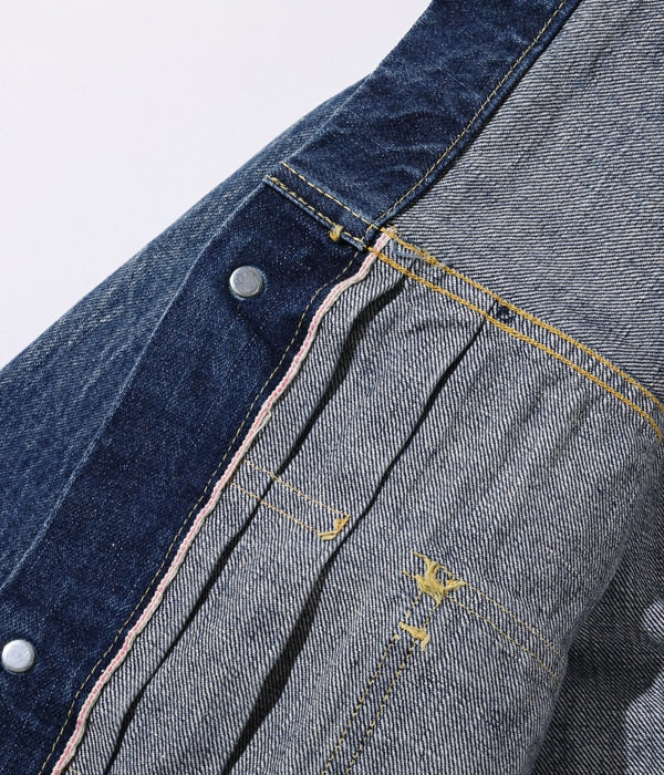 SC11953SW-429 14.25oz. DENIM JACKET 1953 AGED MODEL - INDIGO