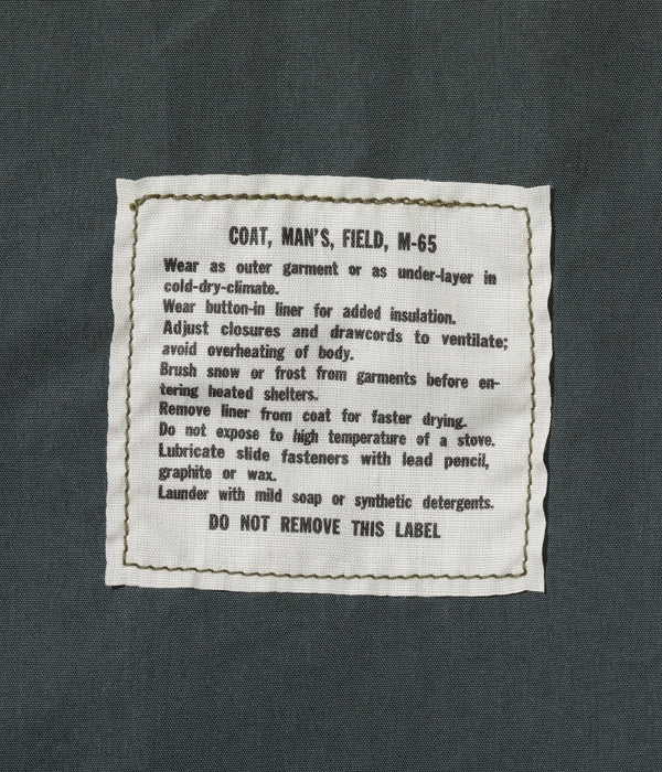 BR11702 Type M-65 “BUZZ RICKSON MFG. CO. INC.” - OLIVE DRAB