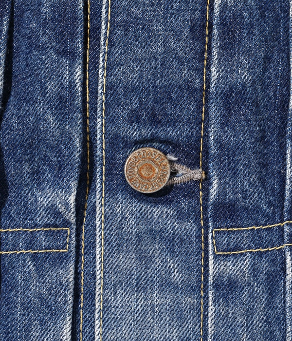 SC11953SW-429 14.25oz. DENIM JACKET 1953 AGED MODEL - INDIGO
