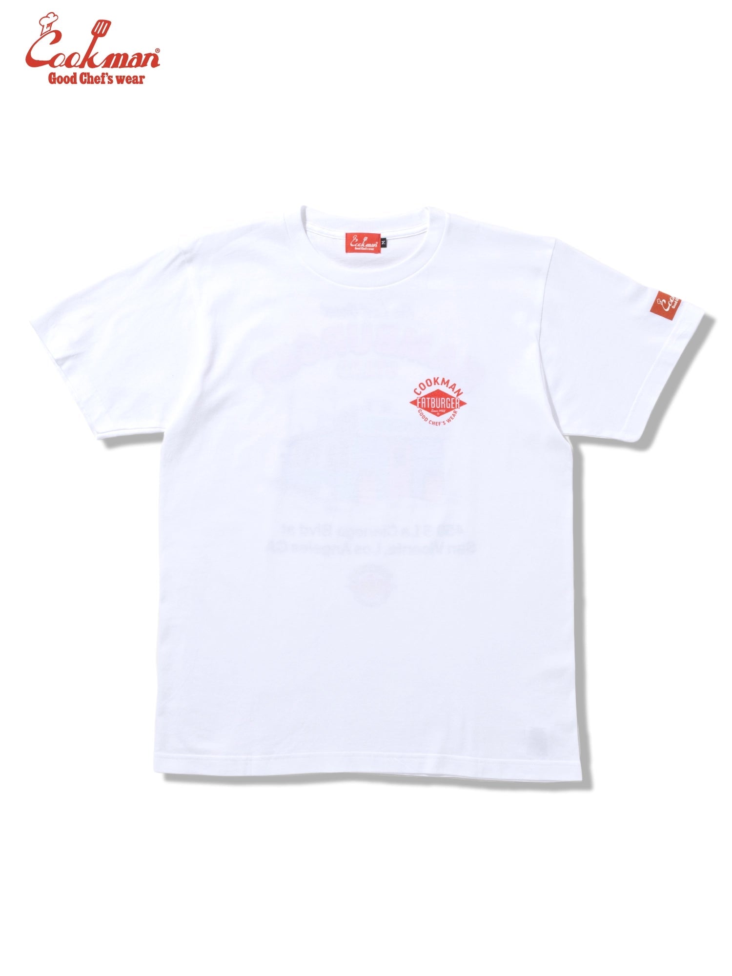 FATBURGER FIRST LOCATION TEE S/S - WHITE