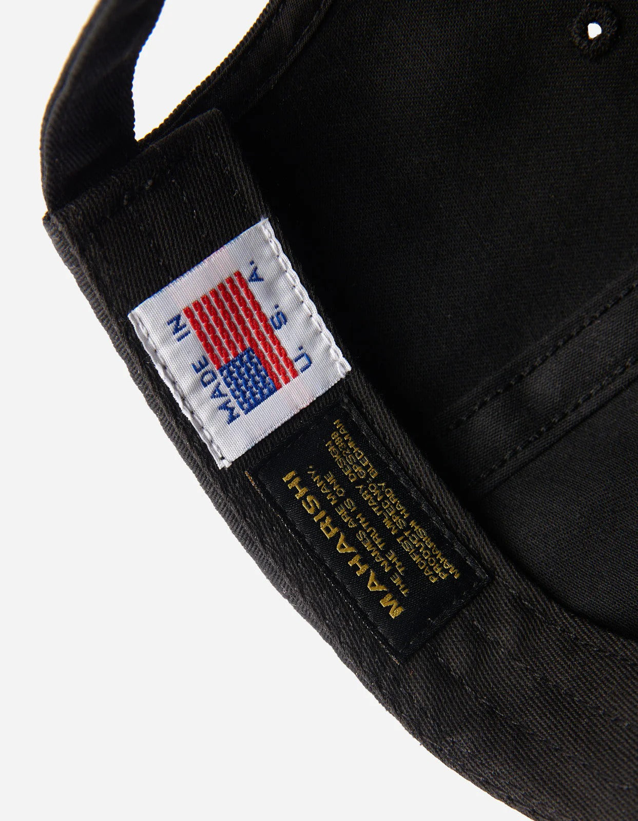 1548 TIGER DRAGON 6 PANEL CAP - BLACK