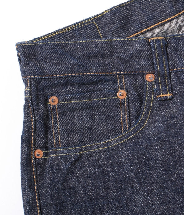 SC40301 14OZ RYUKYU MIXED INDIGO ONE WASH - INDIGO