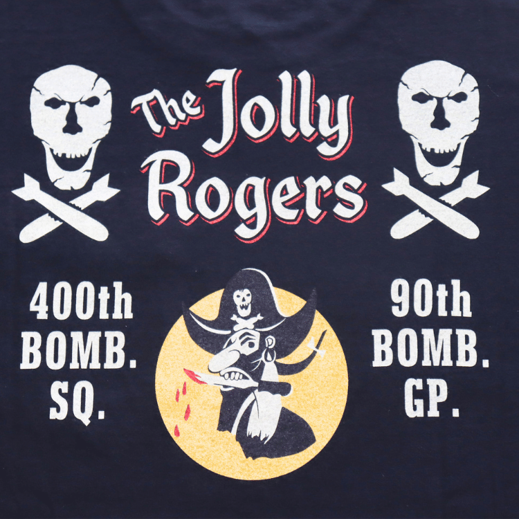 BR79711 S/S POCKET T-SHIRT JOLLY ROGERS - BLACK