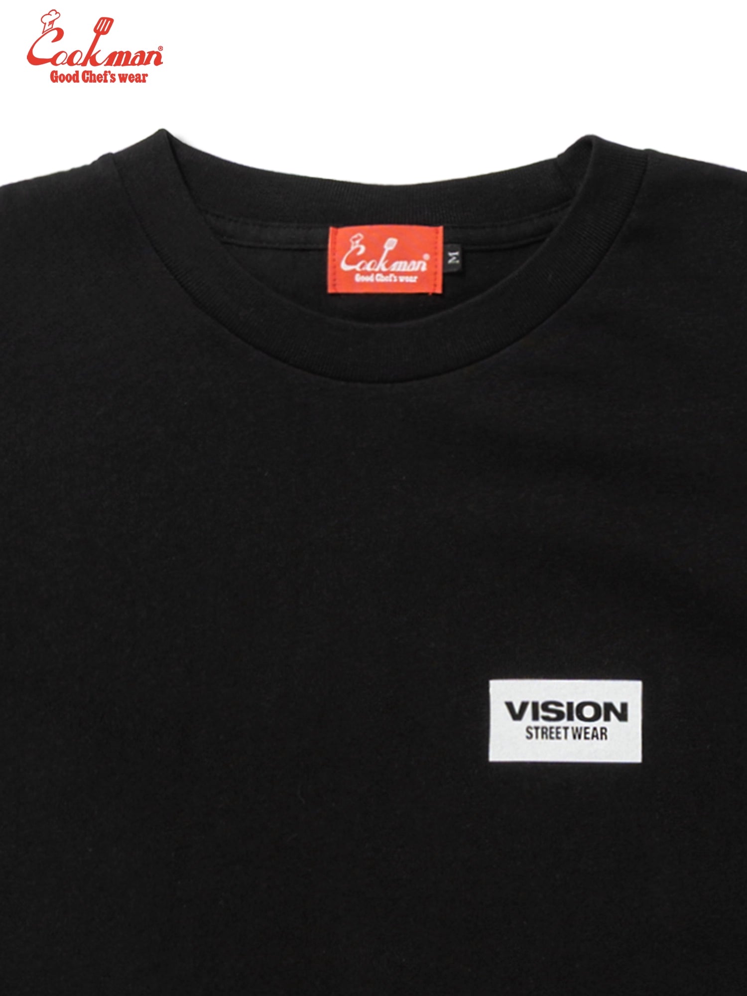 VISION LOGO TEE S/S - BLACK