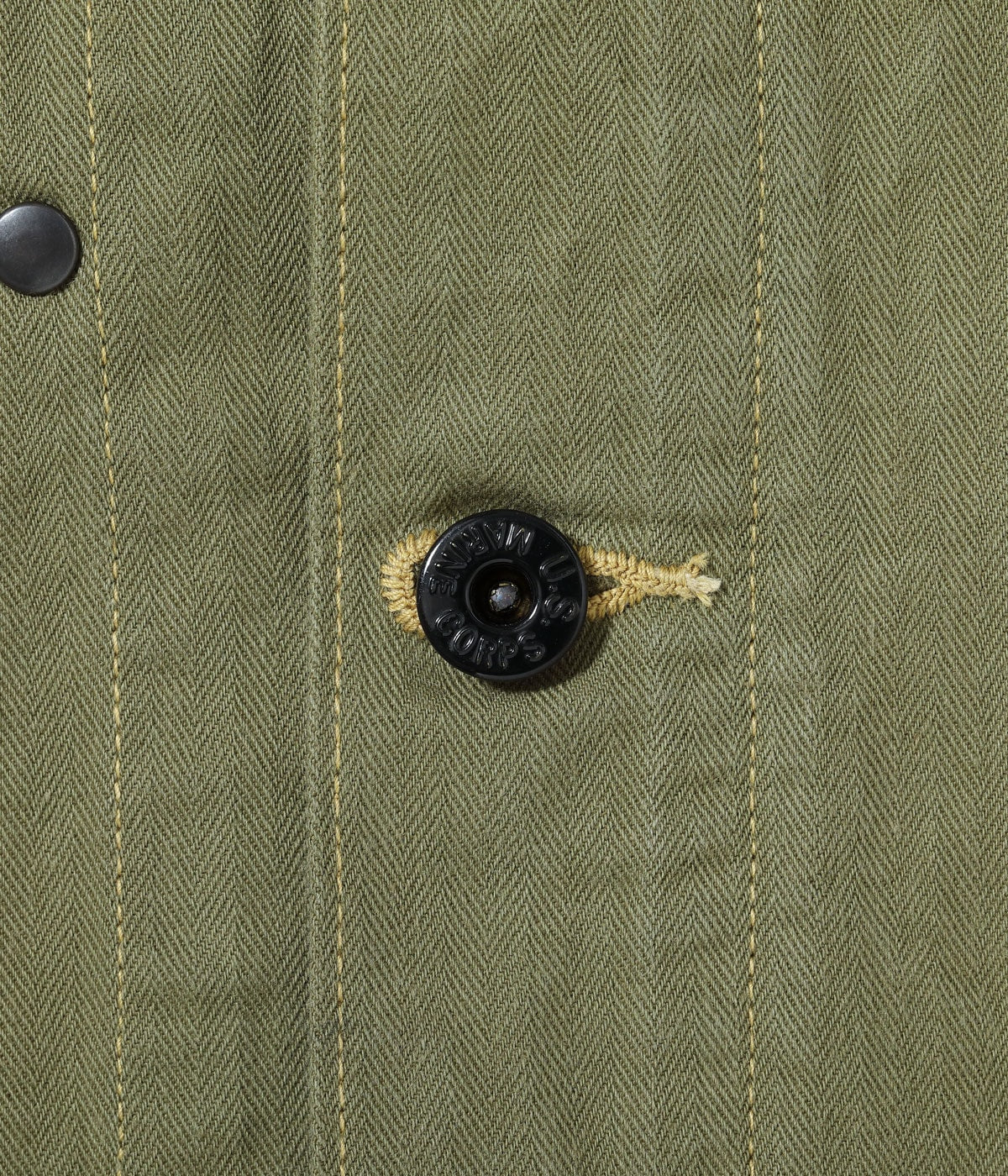 BR15123 US MARINE CORPS M-1944 HERRINGBONE UTILITY JACKET - OLIVE