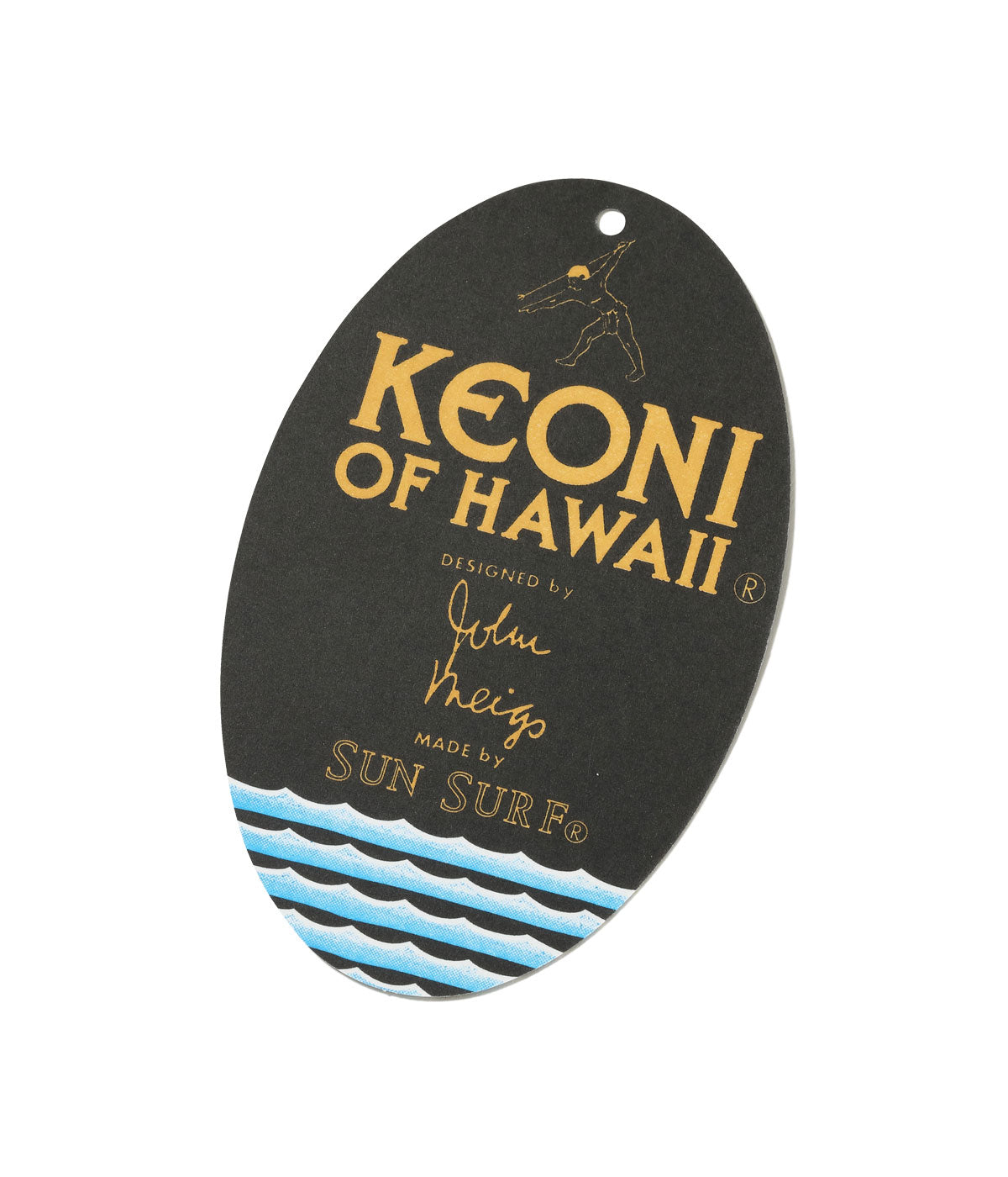 SS39741 KEONI OF HAWAII “WAIKIKI SAND” by JOHN MEIGS - BLACK