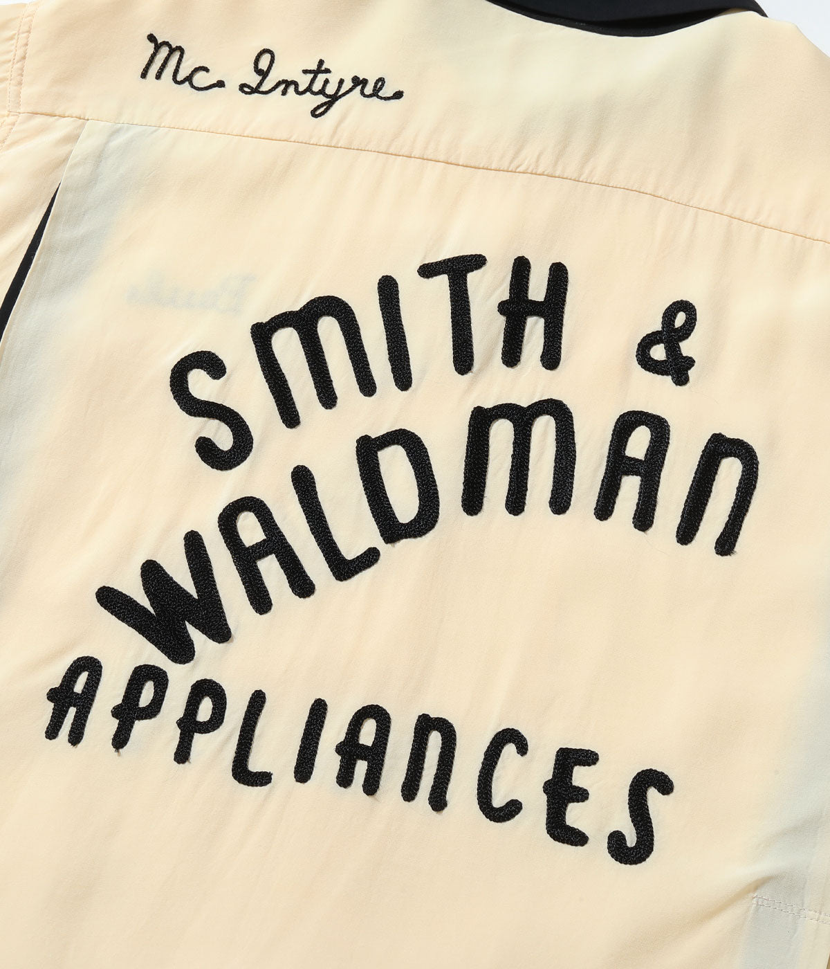 SE39662 RAYON BOWLING SHIRT SMITH & WALDMAN - OFF WHITE