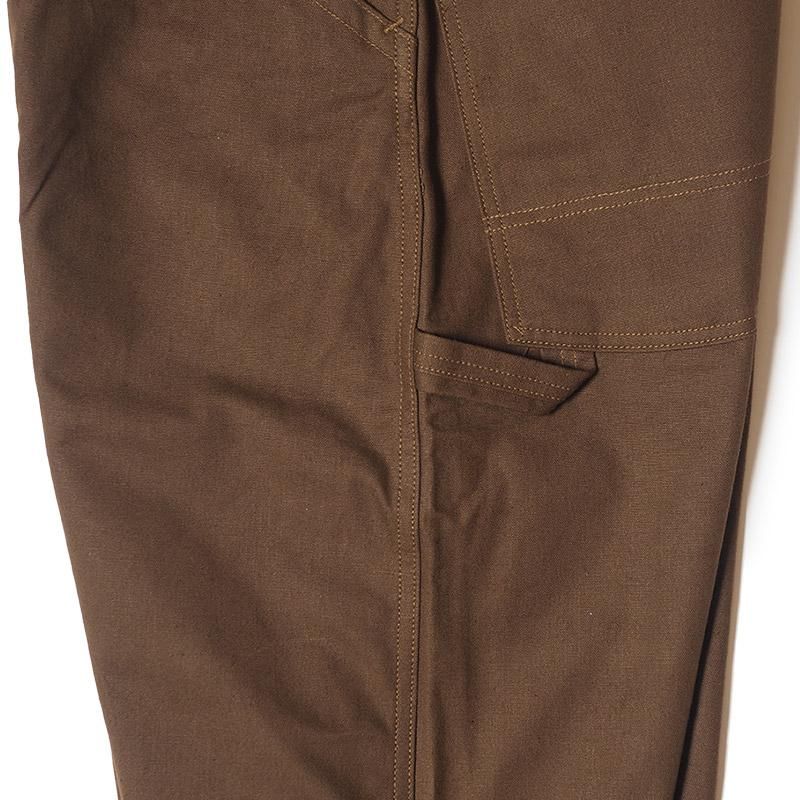 JG-12 late 30s to early 40s Ironworkers Trousers Duck ONE WASH - Duck Brown
